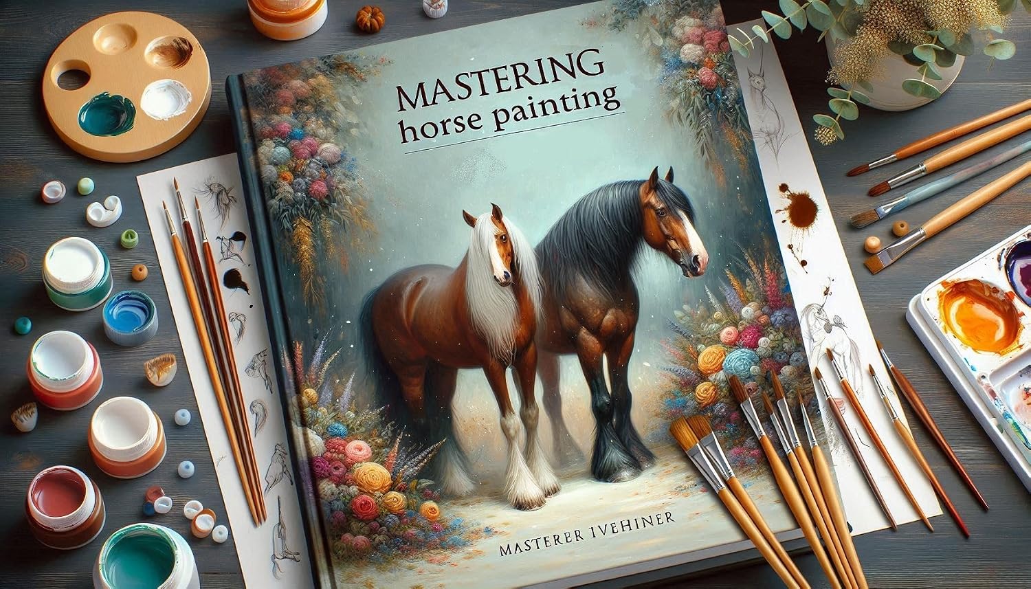 ler totalmente Mastering Horse Painting: Step-by-Step Guide to Oil, Acrylic, and Pencil Art (English Edition)