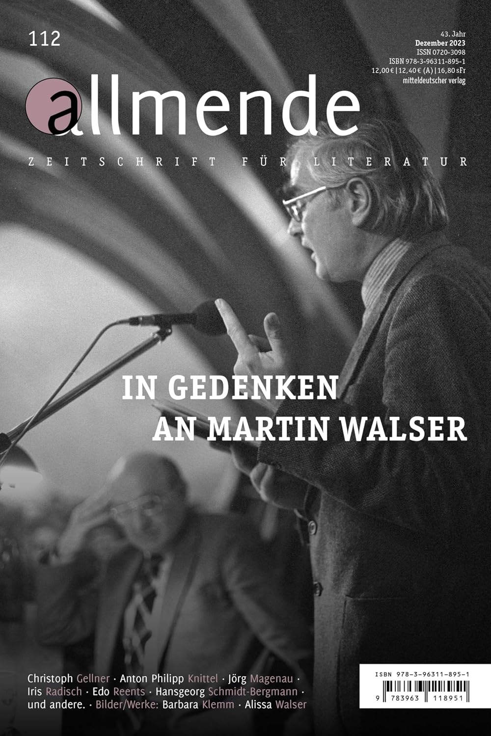 ler totalmente Allmende 112 – Zeitschrift für Literatur: In Gedenken an Martin Walser (German Edition)