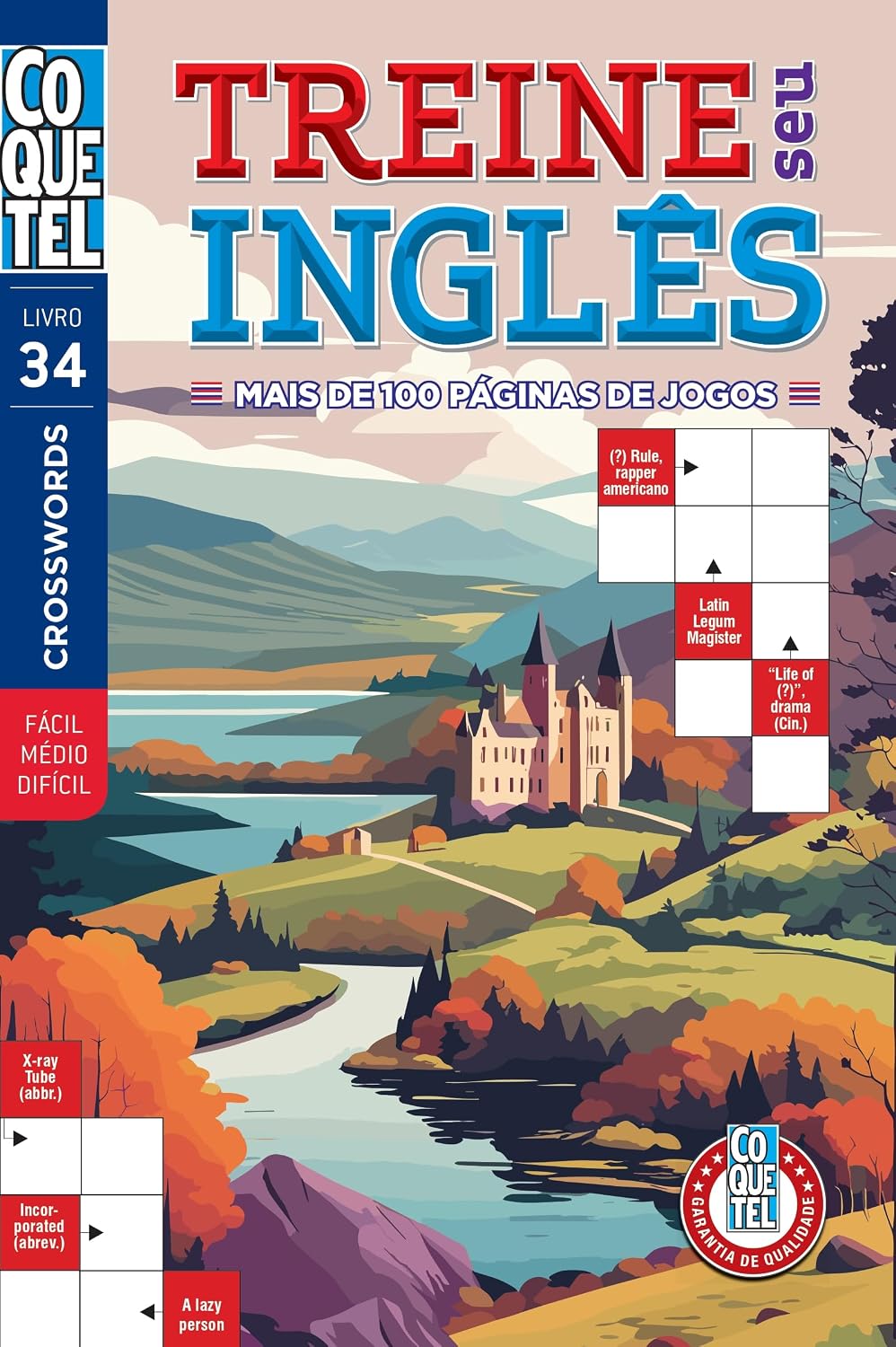 Livro Coquetel Treine seu Inglês Ed 34