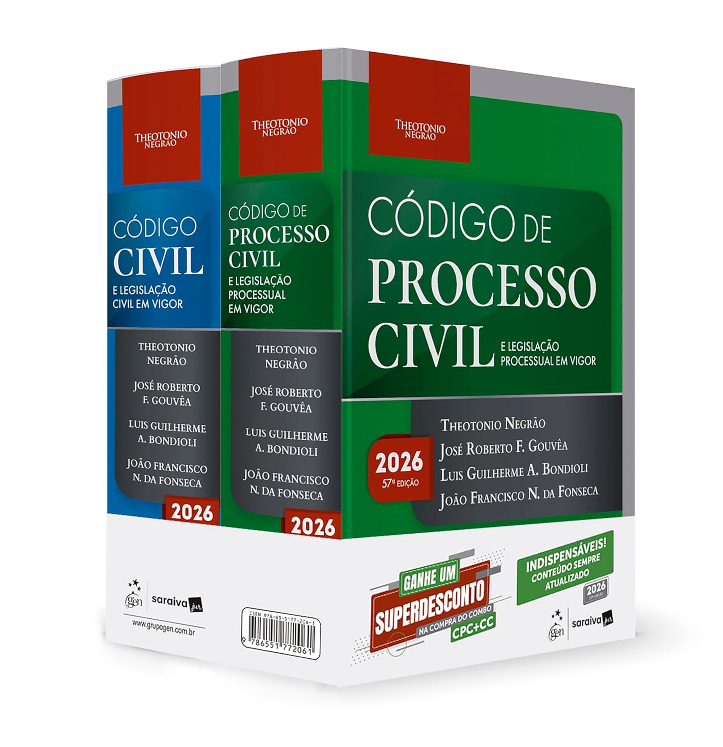 kit Código Civil e Processo Civil - Legislação Processual Em Vigor - 18ª Edição 2026 baixar livro de graça