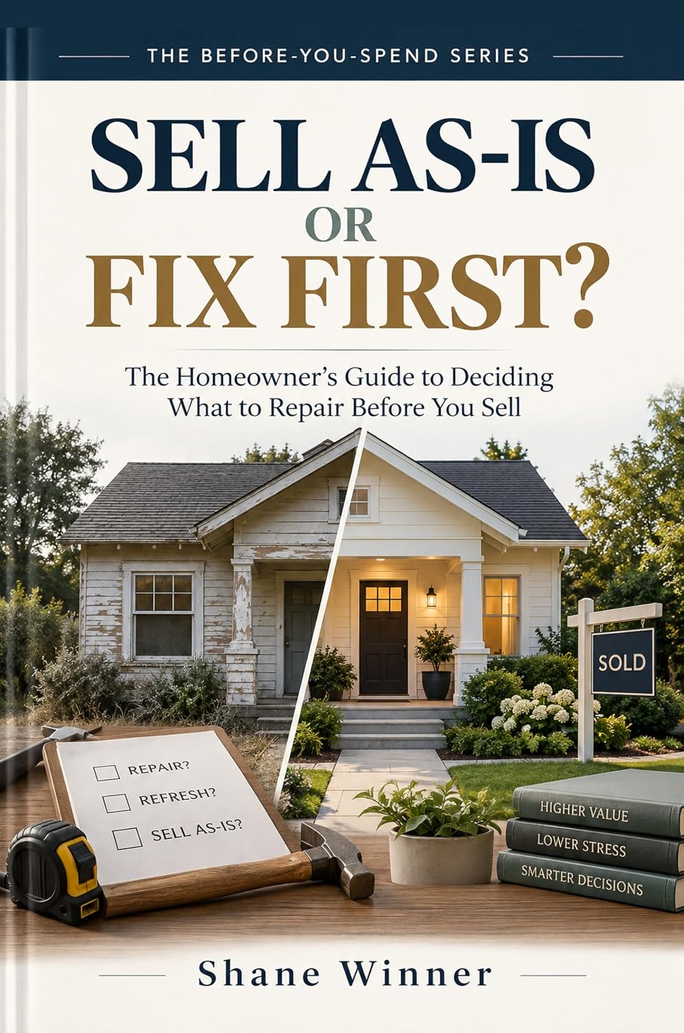 ler totalmente Sell As-Is or Fix First?: The Homeowner's Guide to Deciding What to Repair Before You Sell (The Before-You-Spend Series) (English Edition)