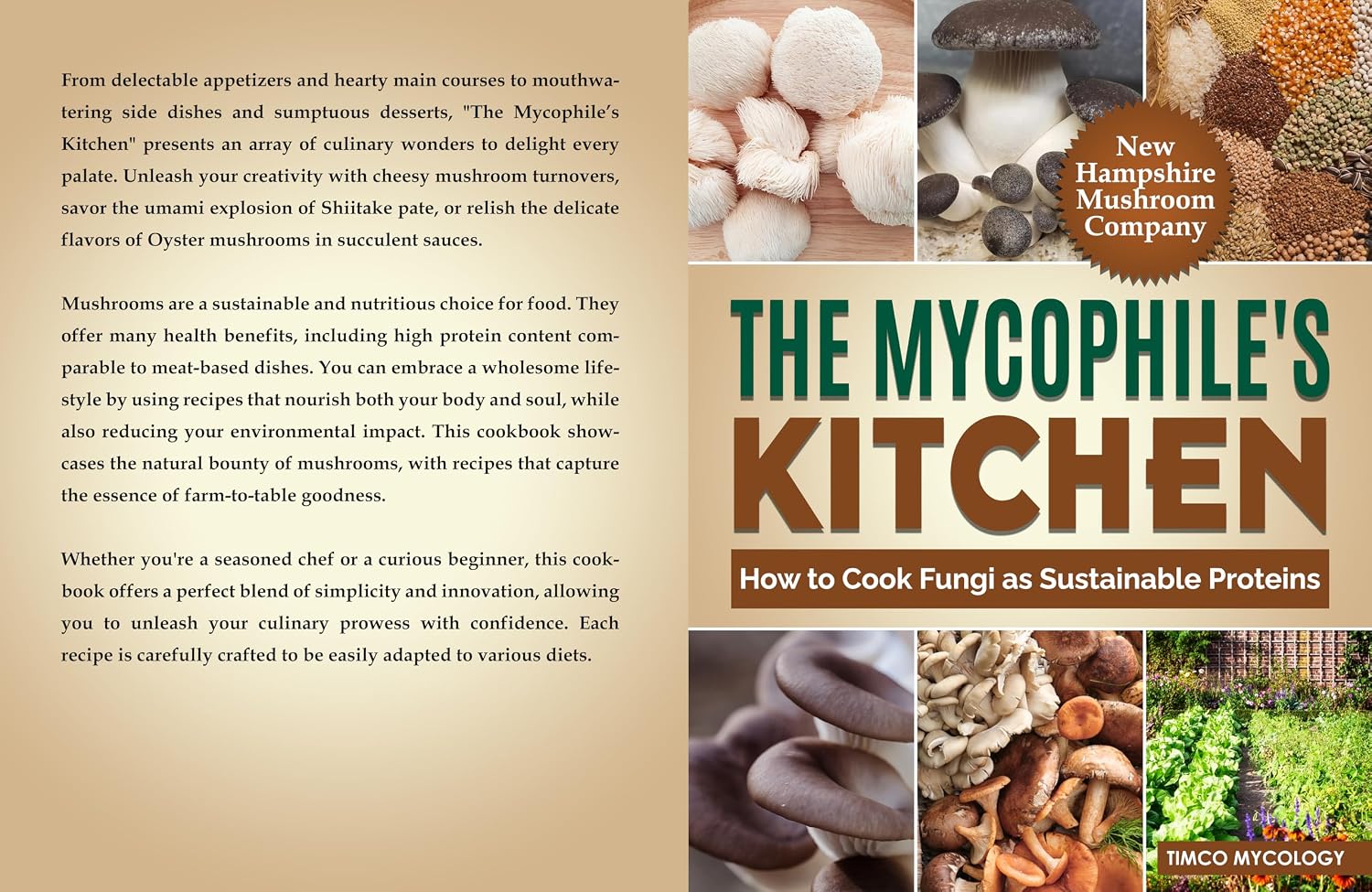 The Mycophile's Kitchen:: Cooking Fungi As Sustainable Proteins (English Edition) baixar livro de graça
