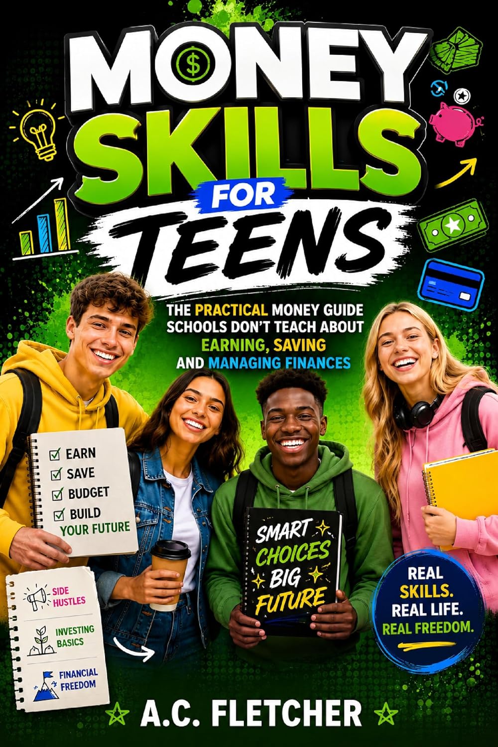 MONEY SKILLS FOR TEENS: The Practical Guide Schools Don't Teach about Earning, Saving & Managing Finances (Money & Life Skills for Teens) (English Edition) baixar livro de graça