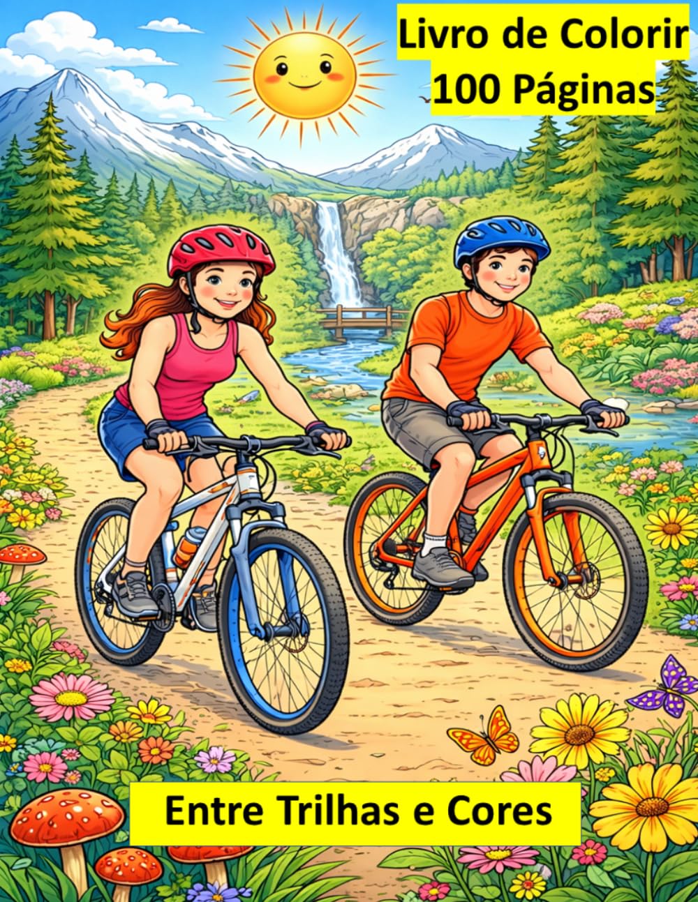 Entre Trilhas e Cores – Livro para Colorir: Aventuras de Bike (Livros de Colorir) (Portuguese Edition) baixar o livro de graça