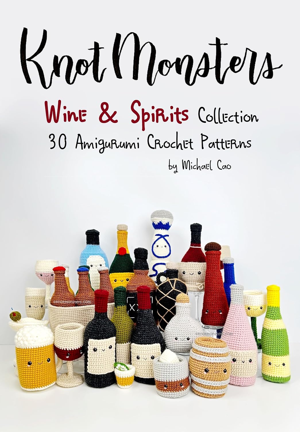 ler totalmente Knotmonsters: Wine & Spirits Collection: 30 Amigurumi Crochet Patterns (English Edition)