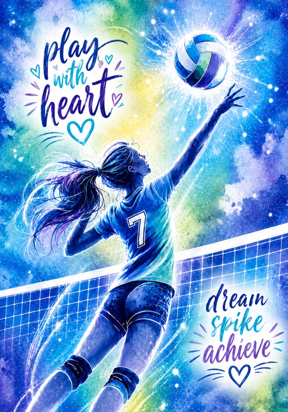 Volleyball Notebook for Girls: Purple Edition — Lined Journal for Volleyball Players baixar livro de graça
