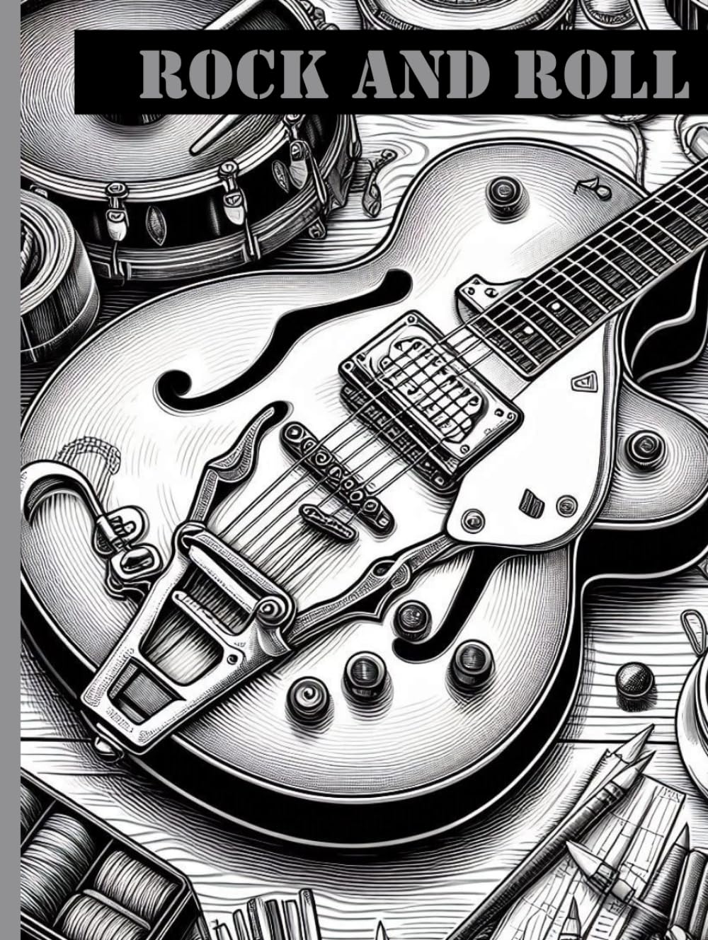 Rock and Roll Musicians Journal, Coffee Table Book, Home Decor Prop, Faux Book, Fake Book baixar o livro de graça
