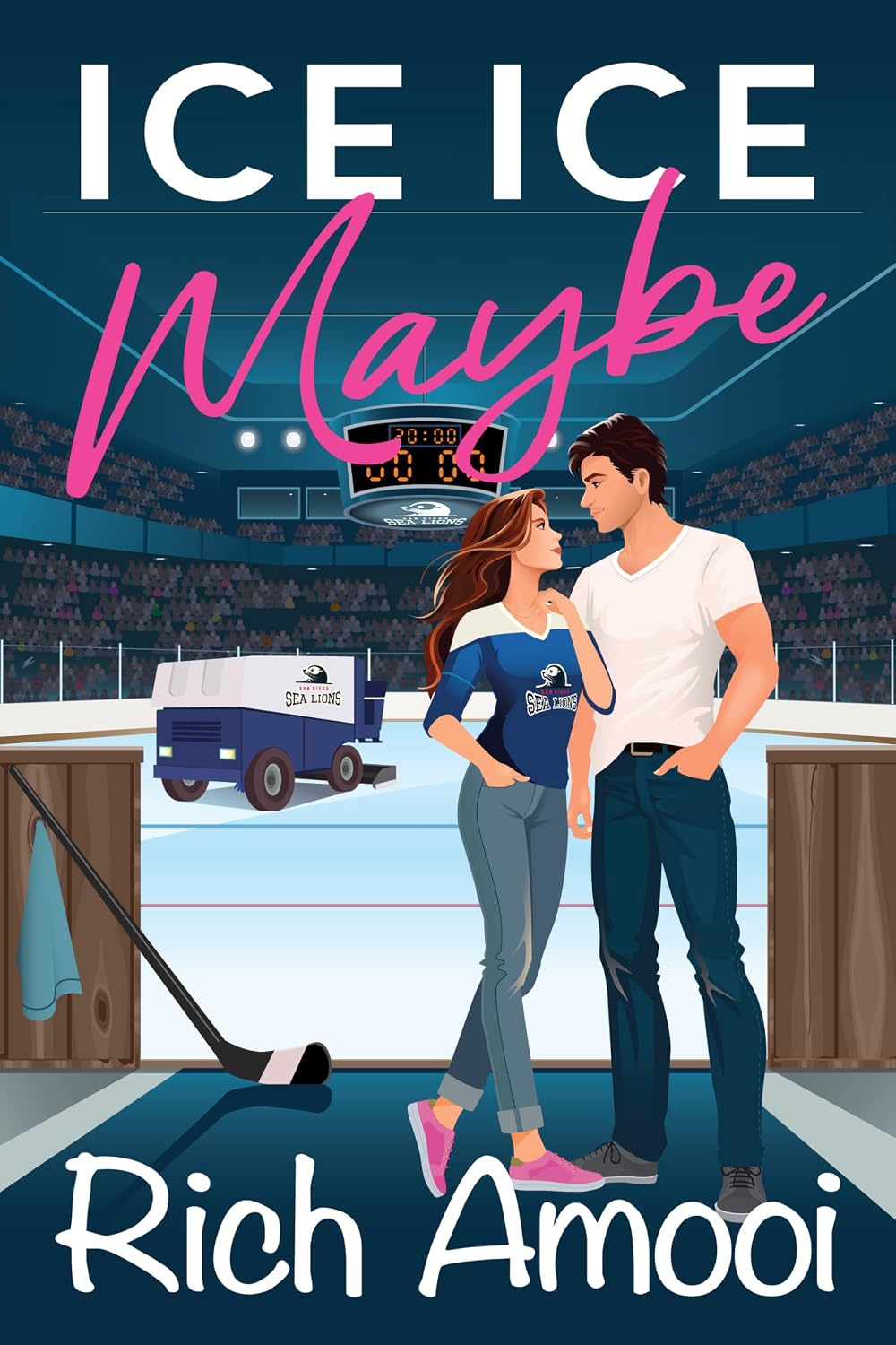 ler totalmente Ice Ice Maybe: A Sweet Hockey RomCom (English Edition)