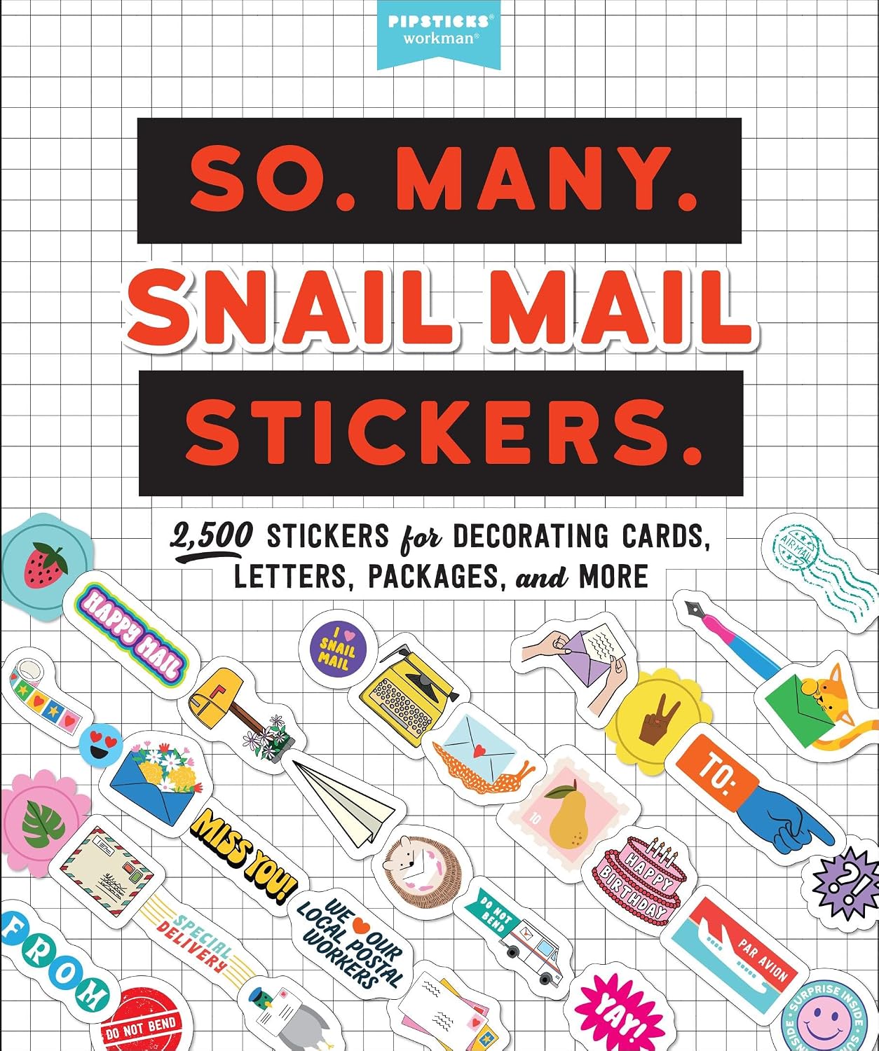 capítulo por capítulo baixar So. Many. Snail Mail Stickers.: 2,500 Stickers for Decorating Cards, Letters, Packages, and More