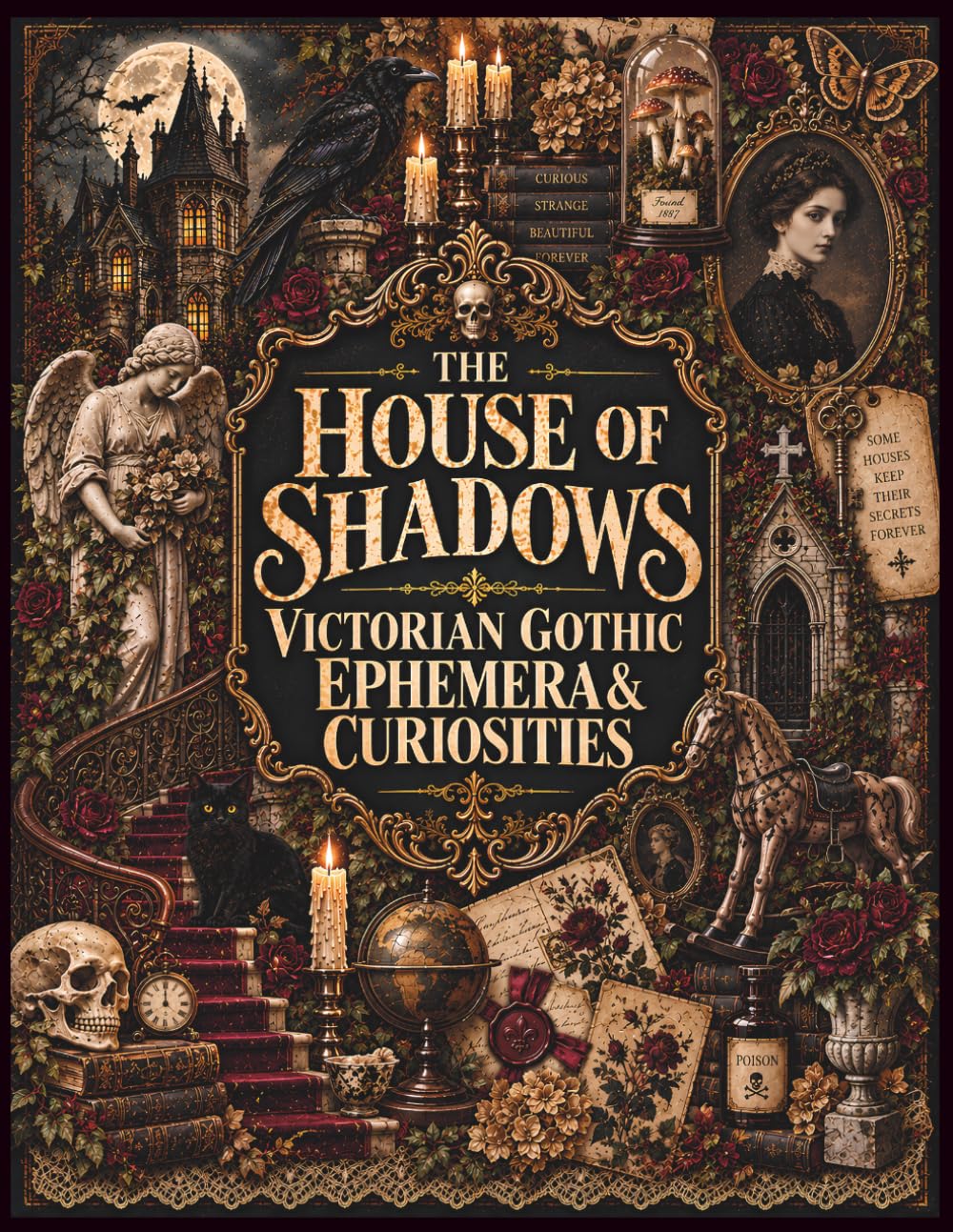 ler totalmente The House Of Shadows Victorian Gothic Ephemera & Curiosities: Haunted Houses, Victorian Interiors, Gothic Architecture, Portraits, Animals,... Collage, Art Journaling & Altered Books