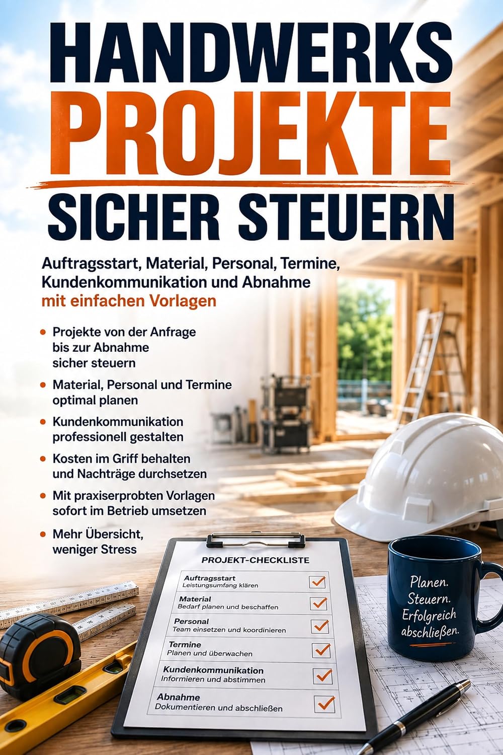 Handwerksprojekte sicher steuern: Auftragsstart, Material, Personal, Termine, Kundenkommunikation und Abnahme mit einfachen Vorlagen – ein praxisorientierter... für Meister, Bauleiter (German Edition) baixar livro de graça