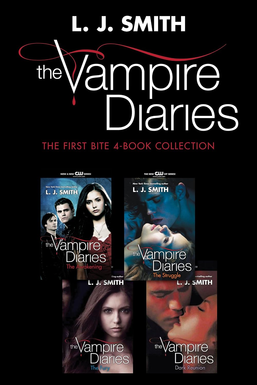 capítulo por capítulo baixar Vampire Diaries: The First Bite 4-Book Collection: The Awakening, The Struggle, The Fury, Dark Reunion – A Young Adult Paranormal Romance - Two Brothers, One Deadly Love Triangle (English Edition)