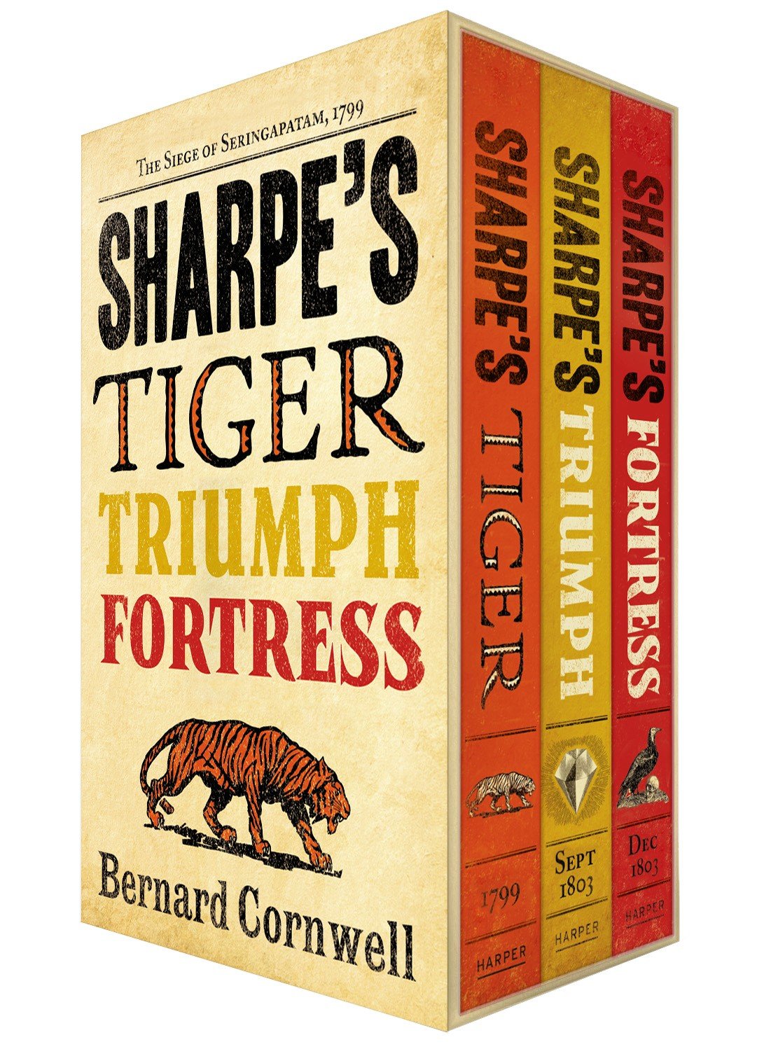 ler totalmente Sharpe 3-Book Collection 1: Sharpe’s Tiger, Sharpe’s Triumph, Sharpe’s Fortress (Sharpe Series) (English Edition)