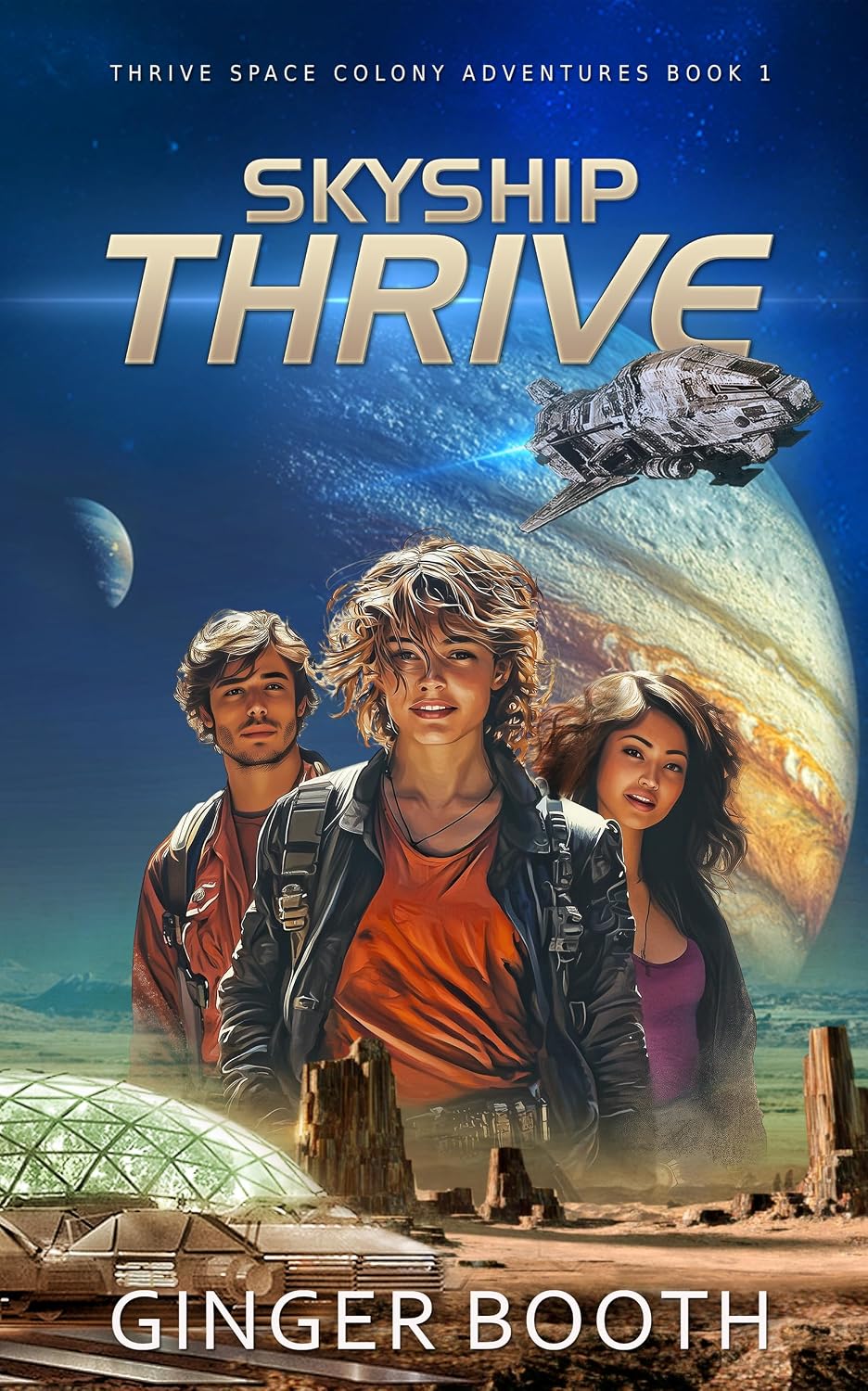 ler totalmente Skyship Thrive (Thrive Space Colony Adventures Book 1) (English Edition)