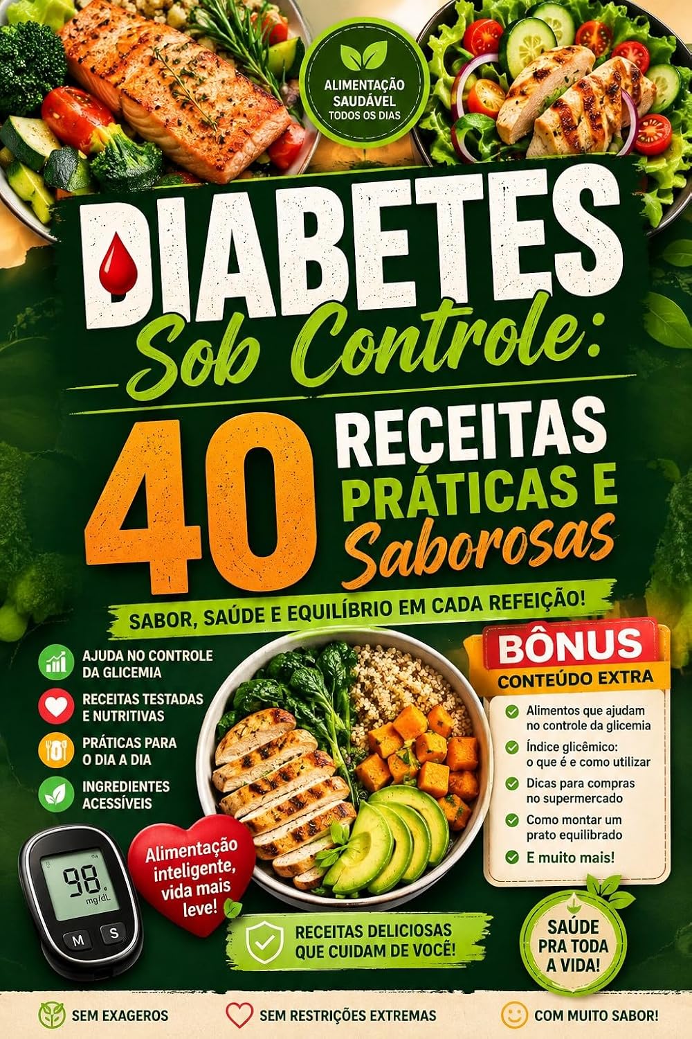 capítulo por capítulo baixar Diabetes Sob Controle: 40 Receitas Práticas e Saborosas