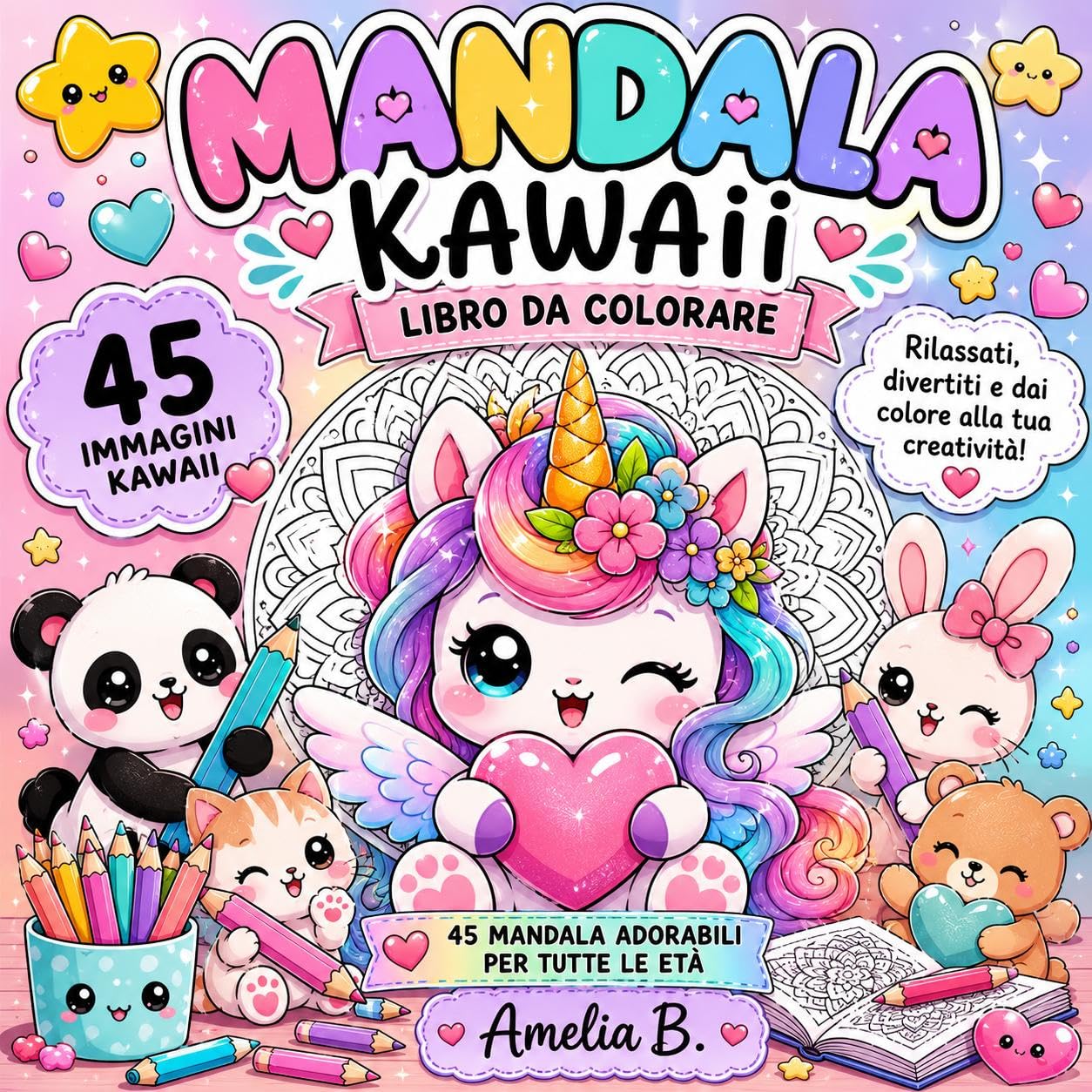 ler totalmente Mandala Kawaii: 45 immagini Kawaii da colorare (Italian Edition)