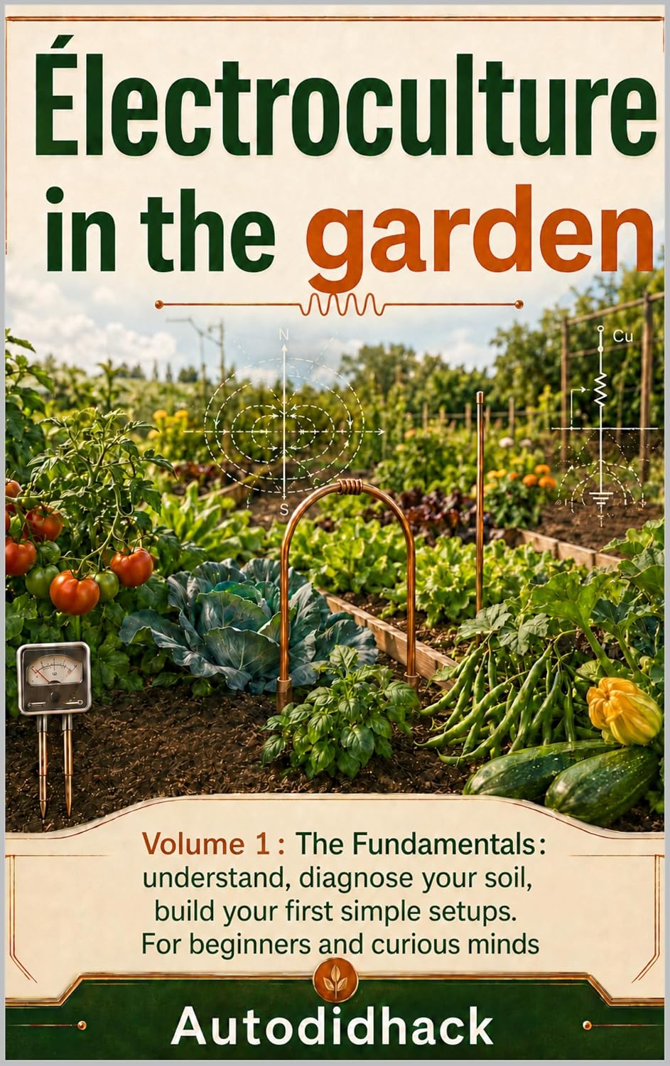 ler totalmente Electroculture in the garden: Tome 1: The fundamentals: Understand, diagnose your soil, build your first simple setups. (English Edition)
