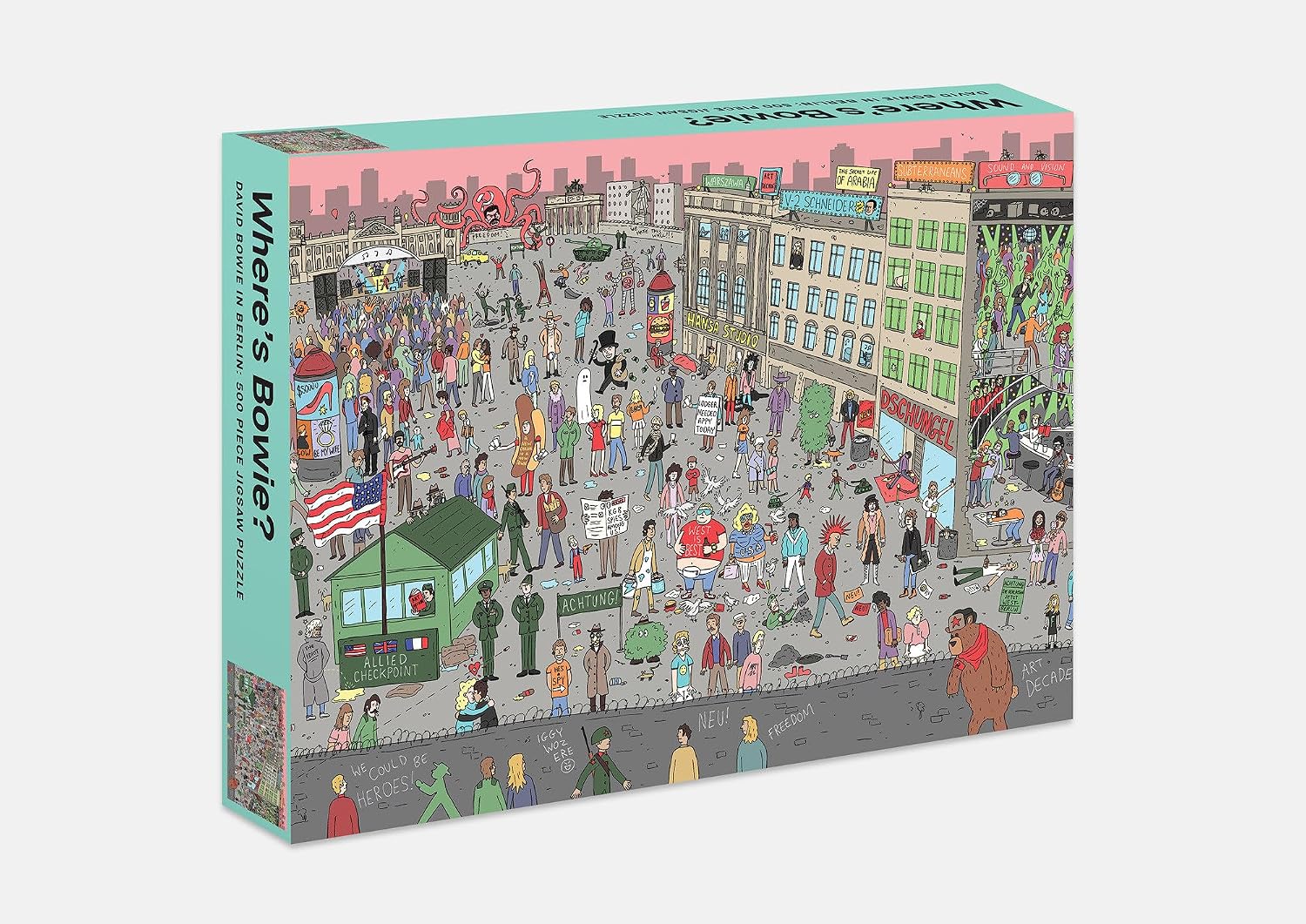 Where's Bowie?: David Bowie in Berlin: 500 Piece Jigsaw Puzzle baixar livro de graça