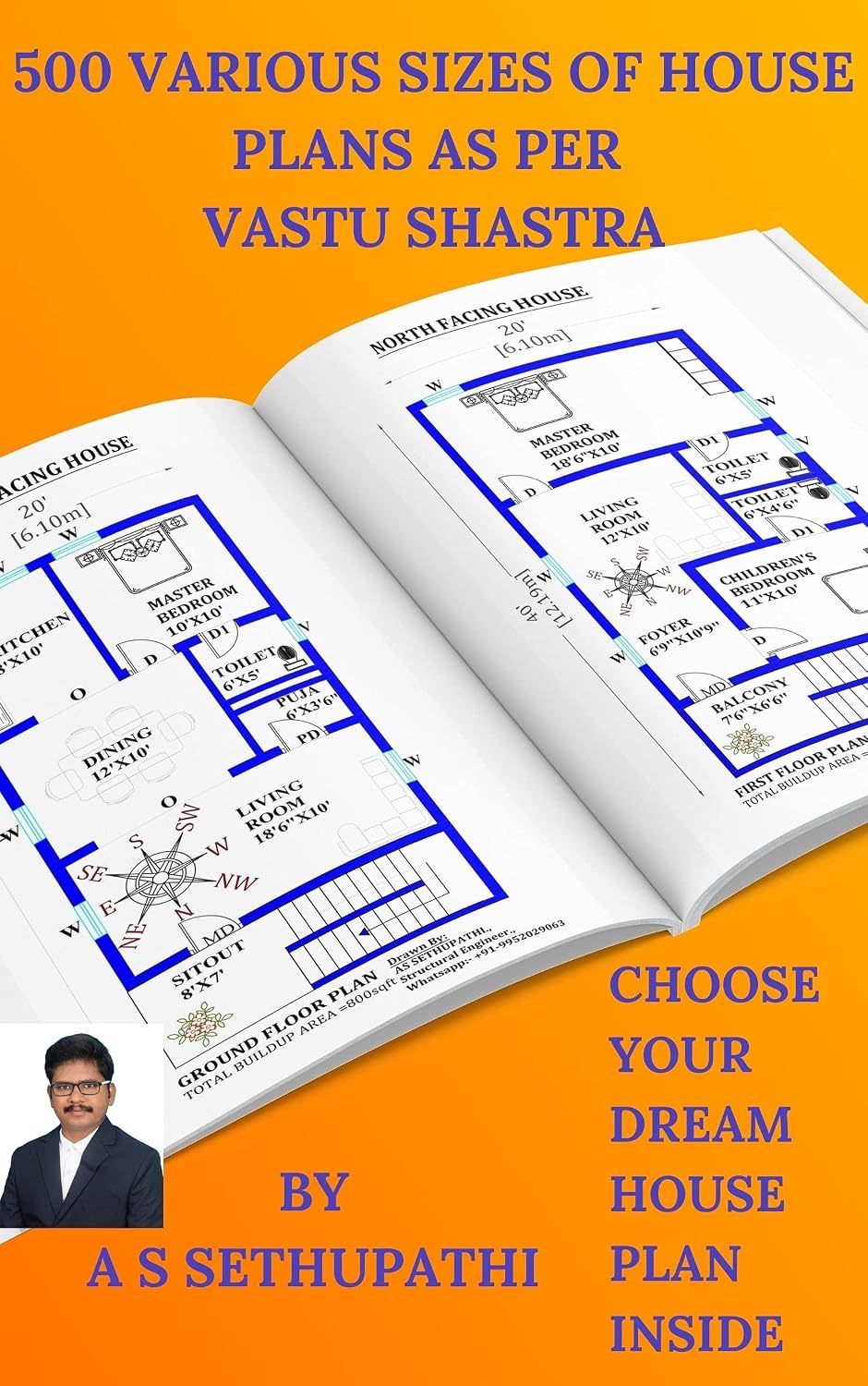 500 Various Sizes of House Plans As Per Vastu Shastra: (Choose Your Dream House Plan Inside) (English Edition) baixar livro de graça