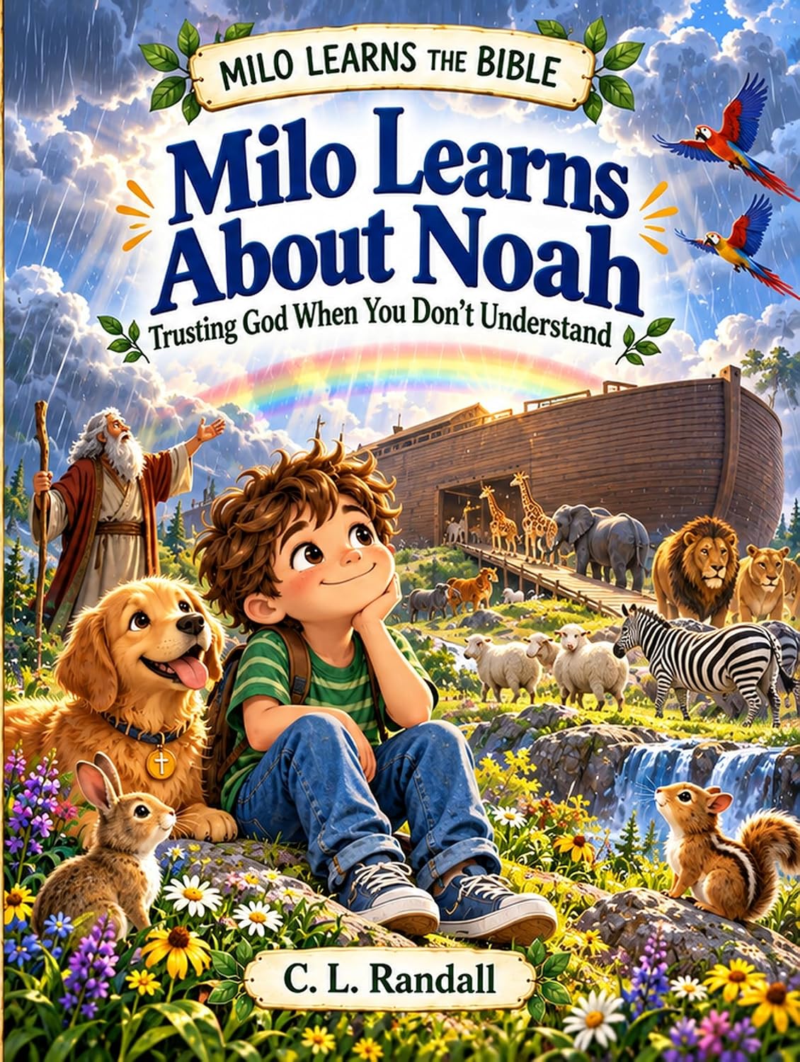 ler totalmente Milo Learns About Noah: Trusting God When You Don’t Understand (Milo Learns the Bible) (English Edition)