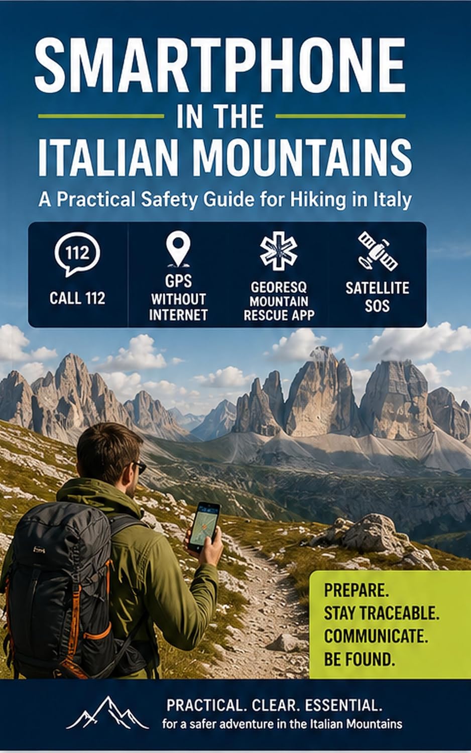 Smartphone in the Italian Mountains: A Practical Safety Guide for Hiking in Italy: 112, GPS, GeoResQ, Satellite SOS and Mountain Rescue (English Edition) baixar livro de graça