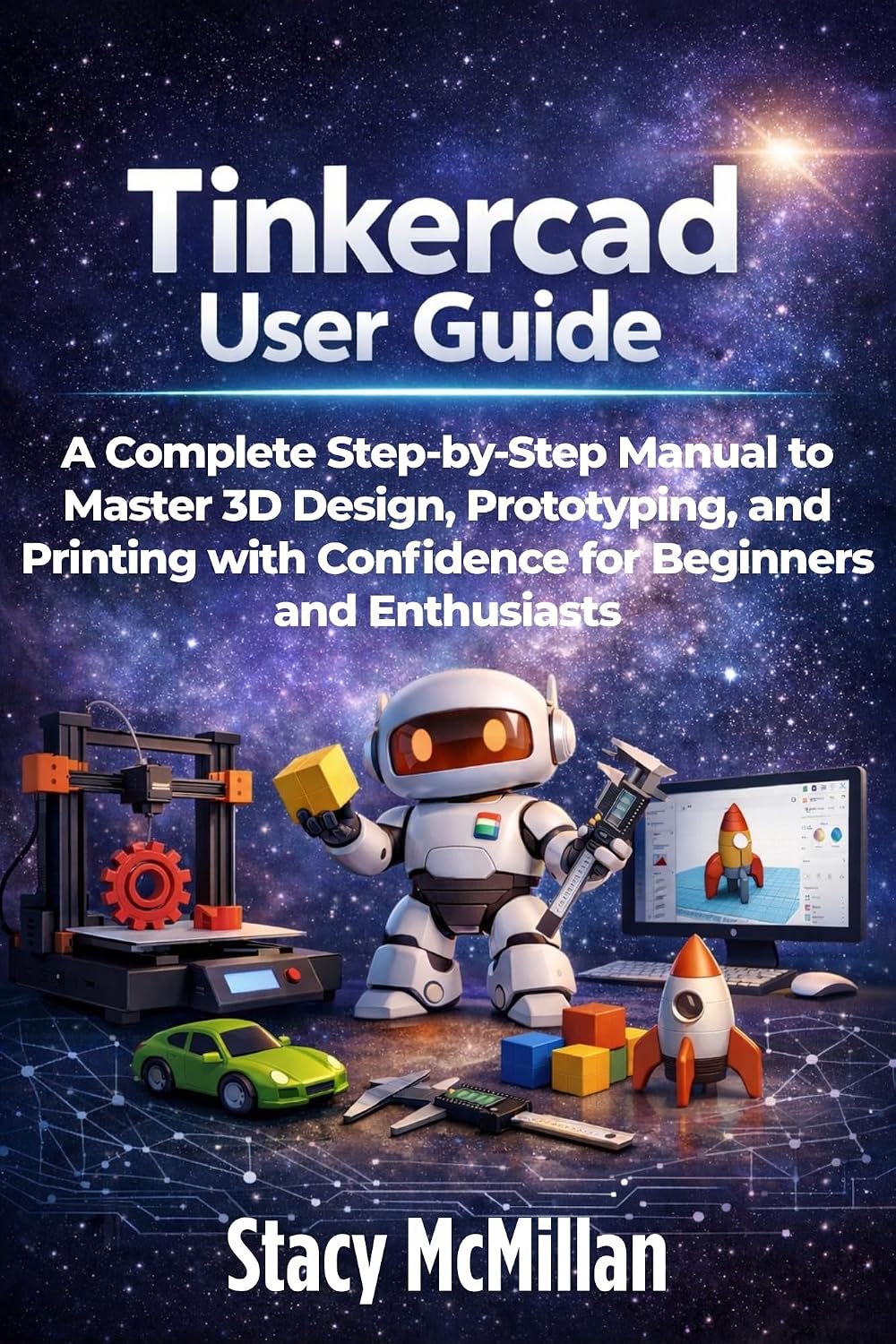 ler totalmente Tinkercad User Guide: A Complete Step-by-Step Manual to Master 3D Design, Prototyping, and Printing with Confidence for Beginners and Enthusiasts (From Setup to Mastery) (English Edition)