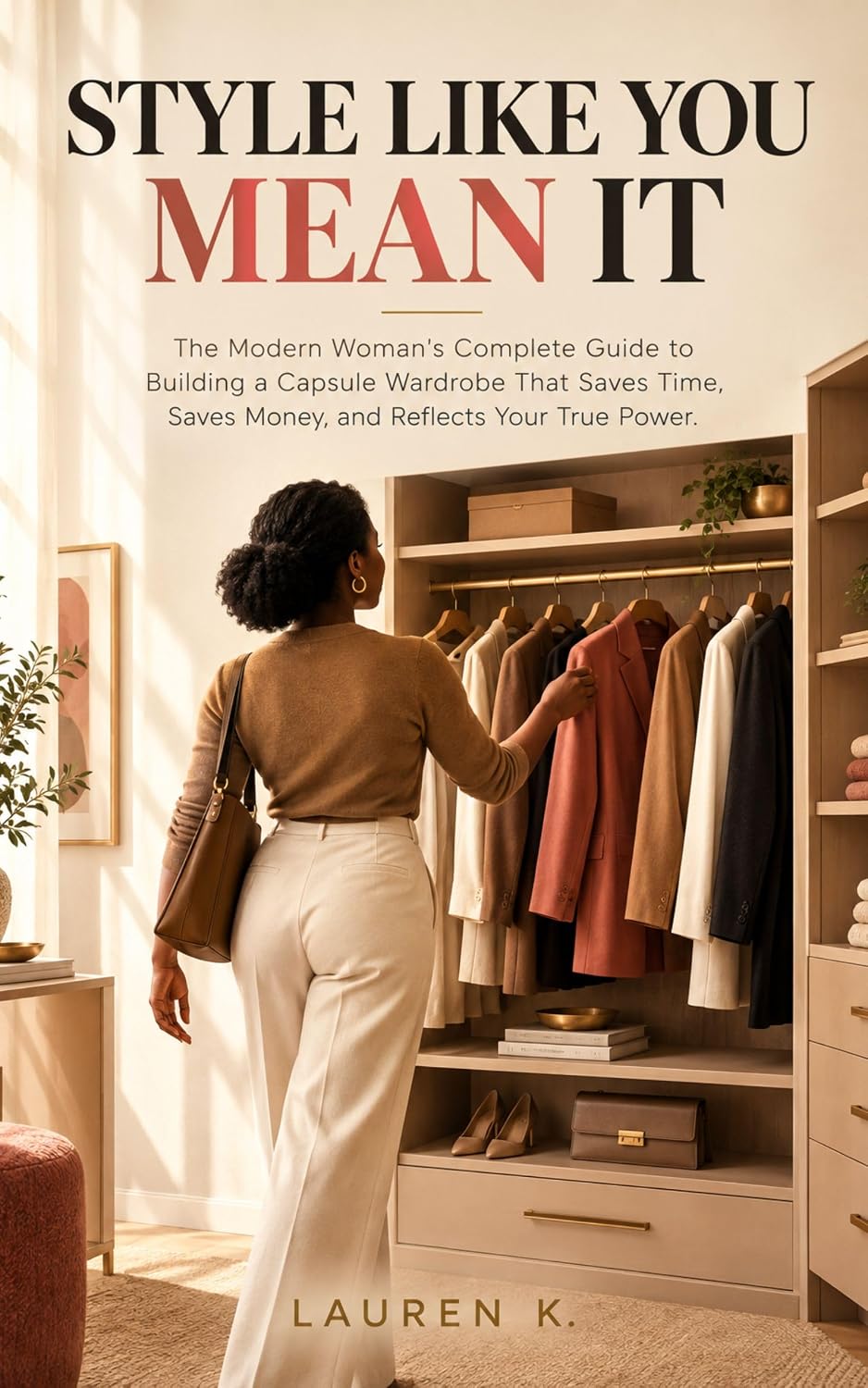 ler totalmente Style Like You Mean It: The Modern Woman's Complete Guide to Building a Capsule Wardrobe That Saves Time, Saves Money, and Reflects Your True Power (The... Style Series Book 2) (English Edition)