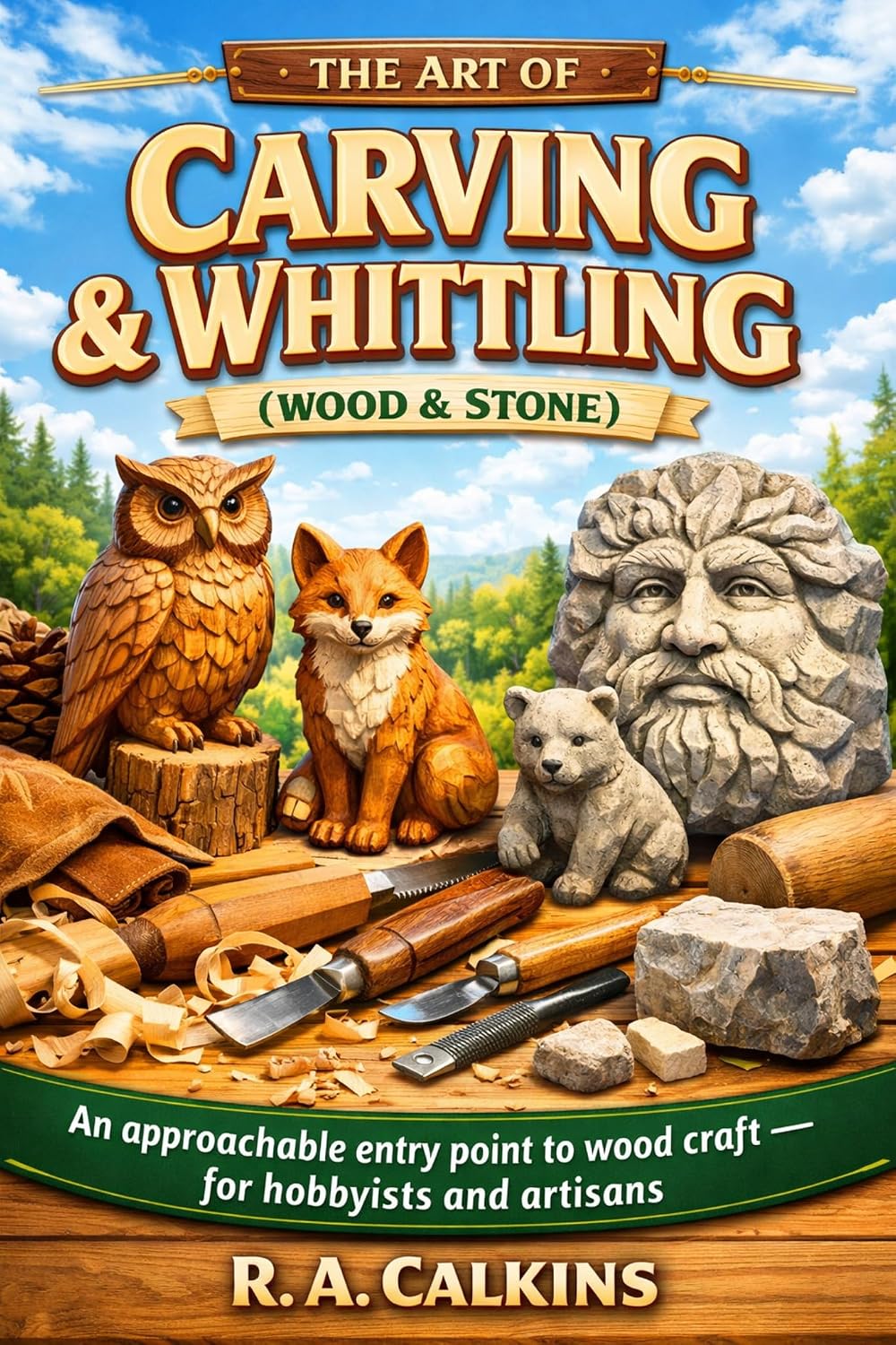 ler totalmente The Art of Carving & Whittling (Wood & Stone: An approachable entry point to wood craft — for hobbyists and artisans (English Edition)