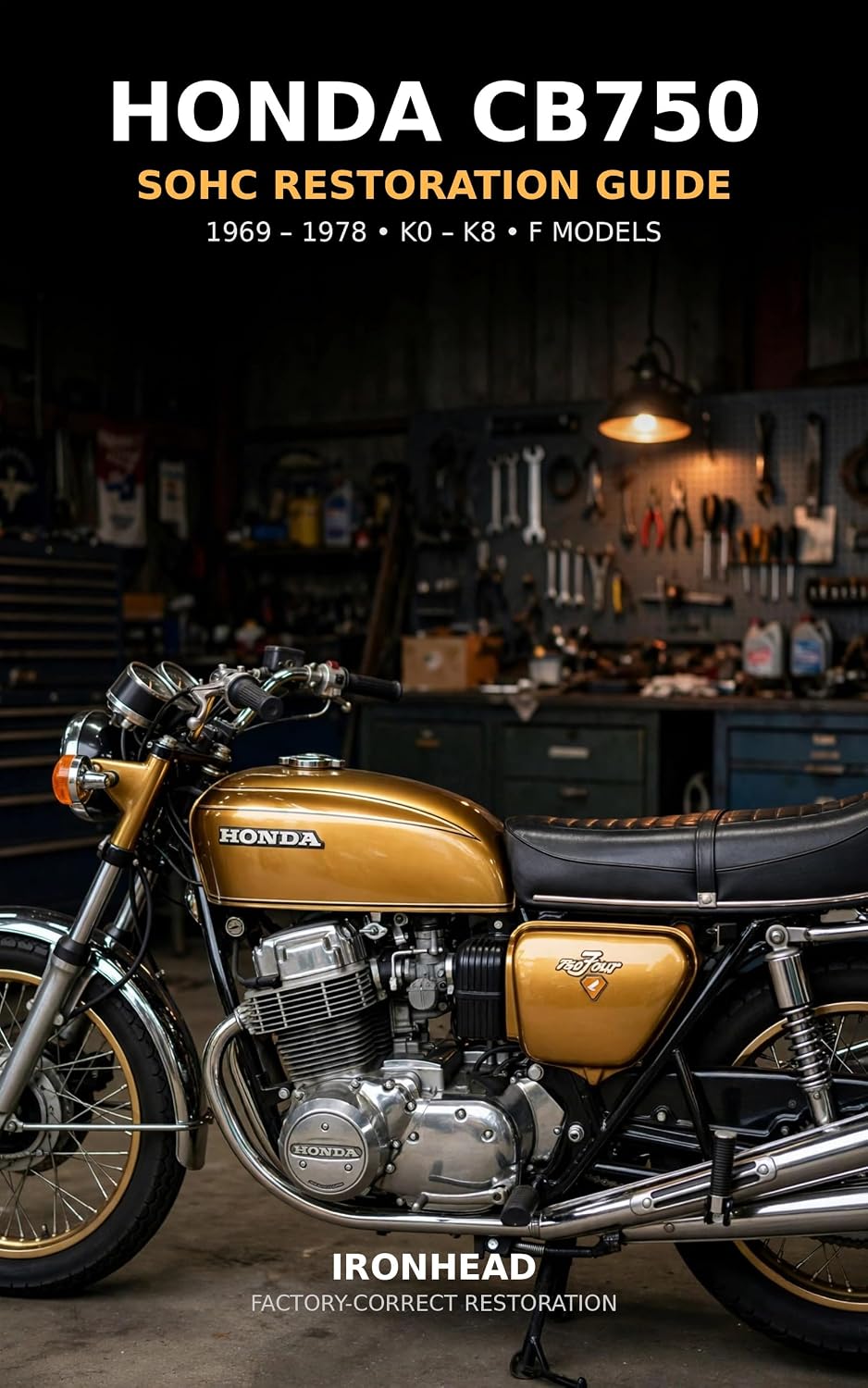 ler totalmente Honda CB750 SOHC Restoration Guide: 1969–1978 (K0–K8, F/F1/F2/F3): A source-backed guide — sequenced teardown and reassembly, factory tolerances, model-specific... tools, wiring appendix, an (English Edition)