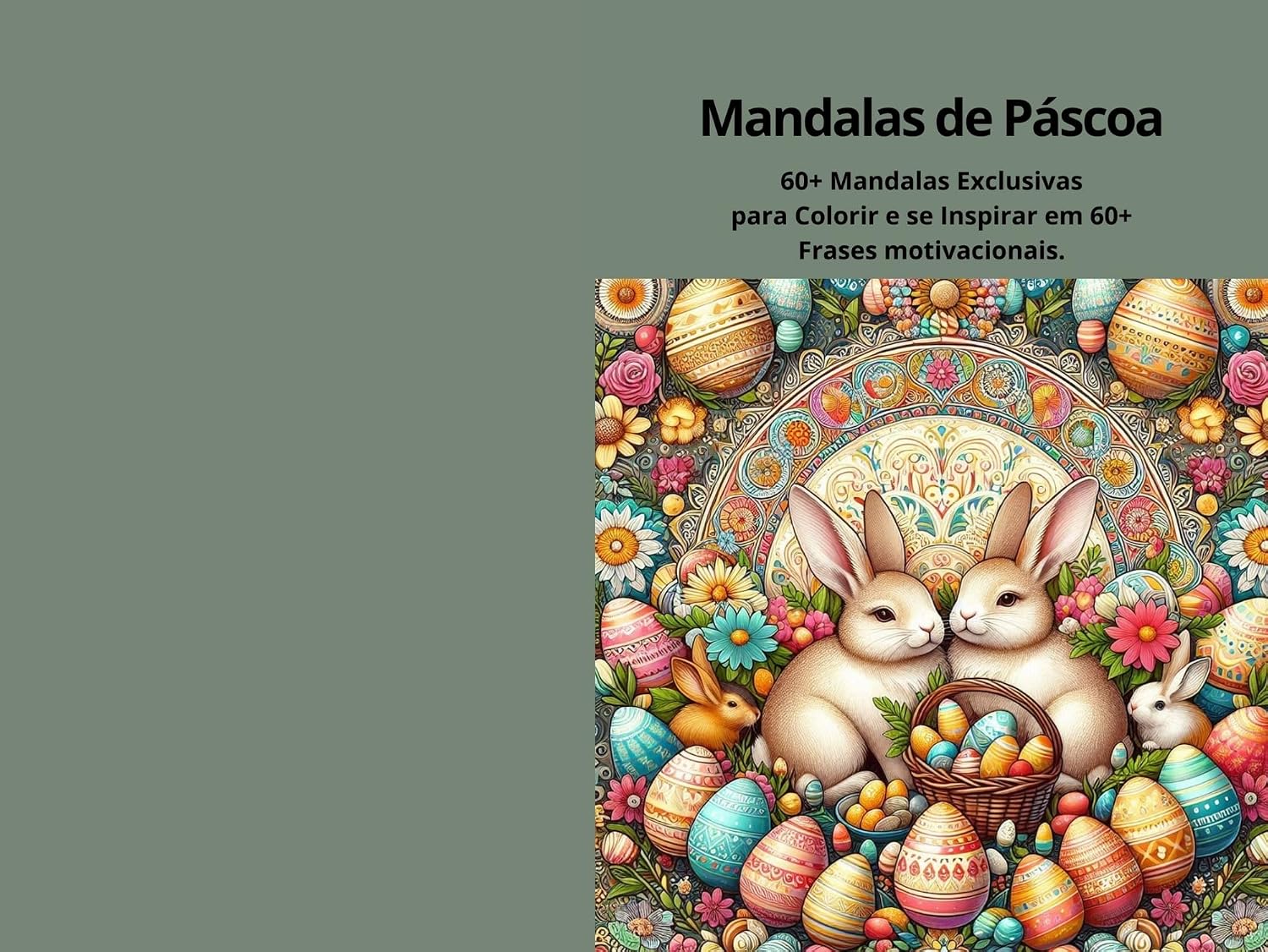 Mandalas de Páscoa: 60+ Mandalas Exclusivas para Colorir e se Inspirar em 60+ Frases motivacionais baixar o livro de graça