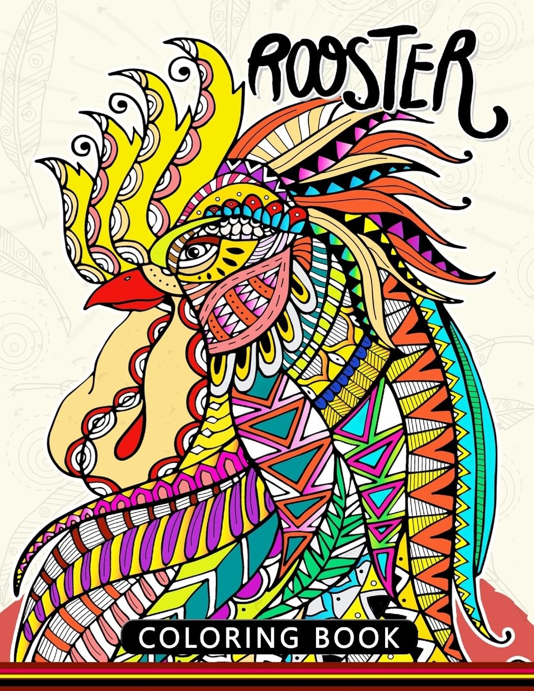 Rooster Coloring Book: Adults Stress-relief Coloring Book For Grown-ups baixar o livro de graça
