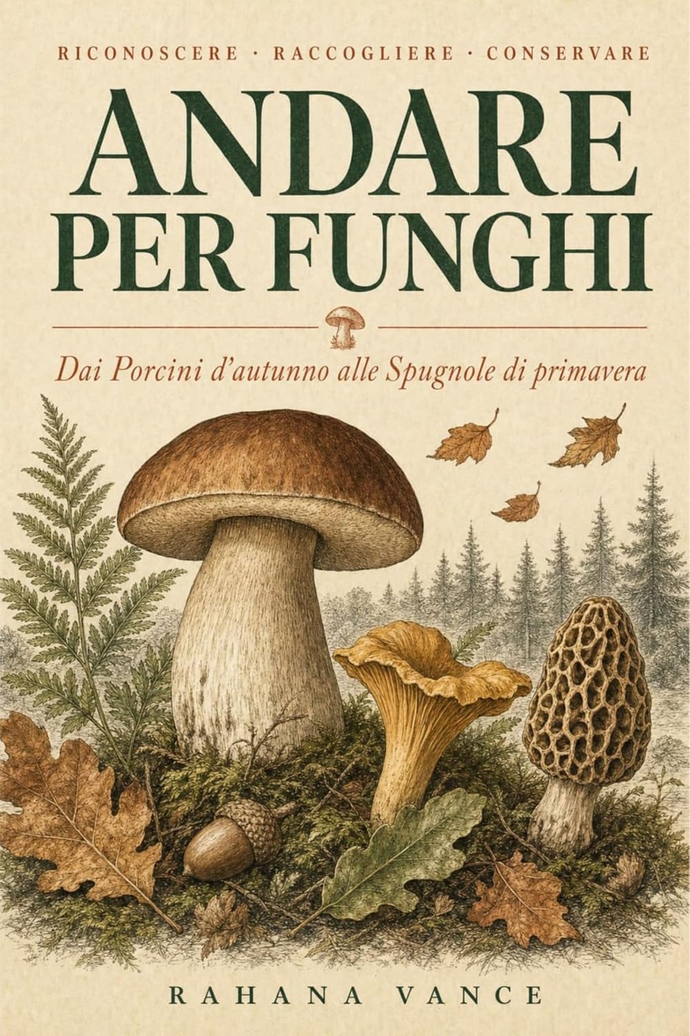 ler totalmente Andare Per Funghi: Guida completa al riconoscimento, raccolta e conservazione dei funghi commestibili e velenosi — dai porcini d'autunno alle spugnole... principianti ed esperti (Italian Edition)