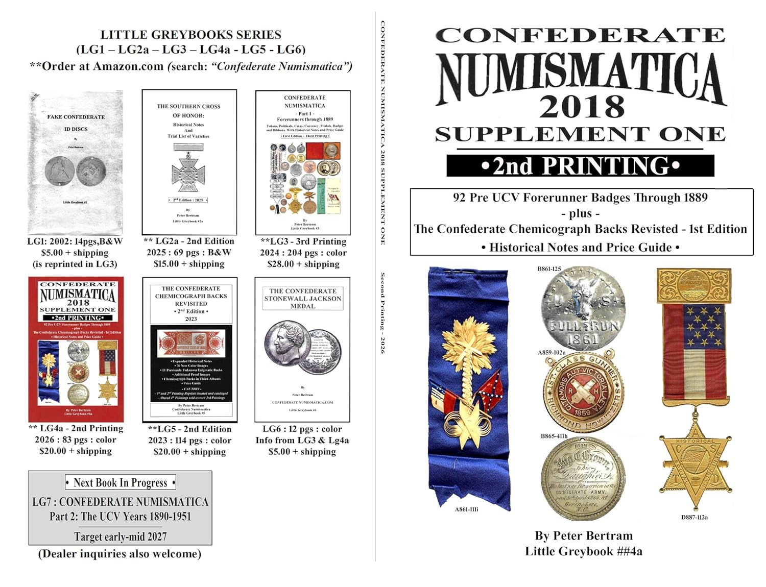 THE CONFEDERATE CHEMICOGRAPH BACKS REVISITED: Little Greybook #5 (The Confederate Numismatica Series) (English Edition) baixar livro de graça