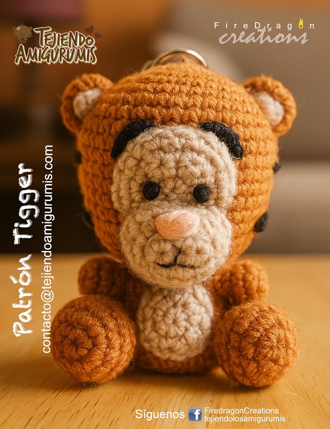 Patrón de muñeco amigurumi basado en Tigger de Winnie Pooh: Versión Réplica de Impresión (Spanish Edition) baixar livro de graça