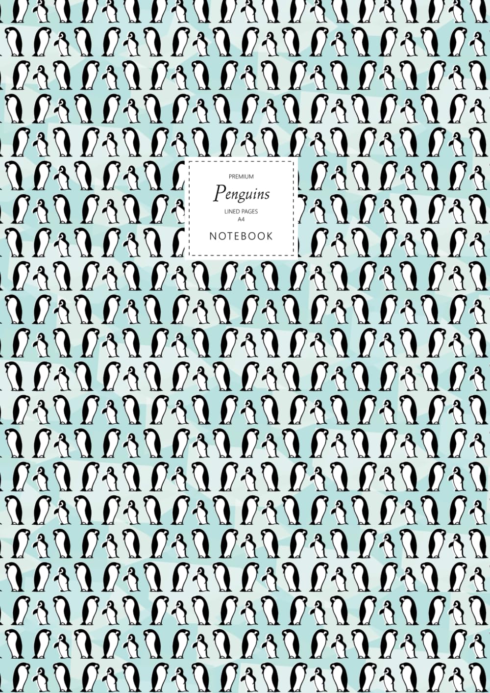 ler totalmente Penguin Notebook - Lined Pages - A4 - Premium: (Aqua Edition) 192 pages (A4 / 8.27x11.69 inches / 21x29.7cm)
