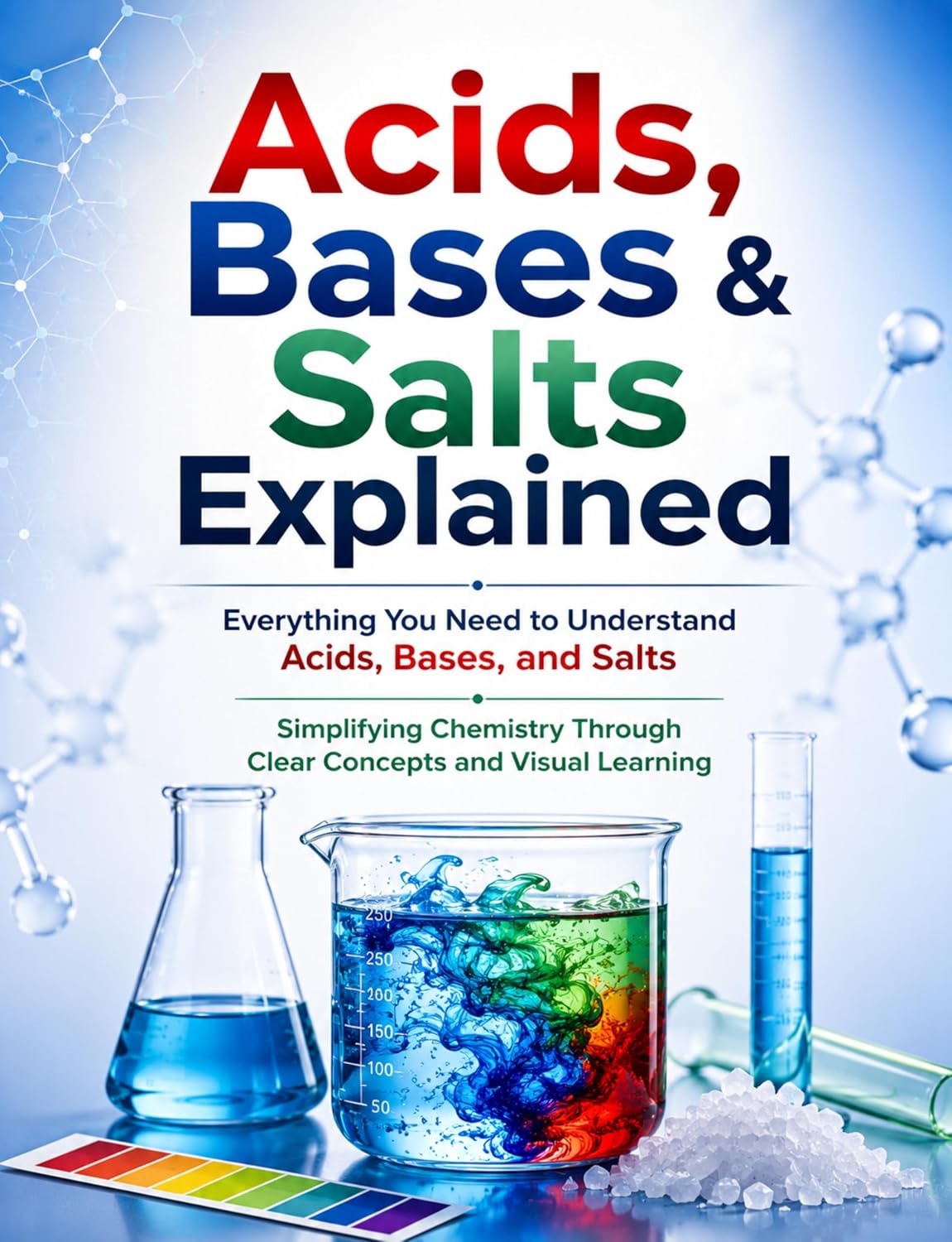 ler totalmente Acids, Bases & Salts Explained for GCSE, IGCSE, CBSE chemistry students: Revision Guide to pH, Indicators, Neutralisation, Salts, and Water of Crystallisation... Revision & Study Guide) (English Edition)