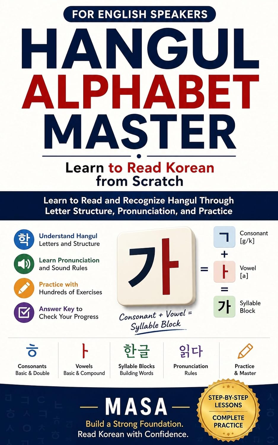Hangul Alphabet Master: Learn to Read Korean from Scratch Through Letter Structure, Pronunciation, and Practice (English Edition) baixar livro de graça