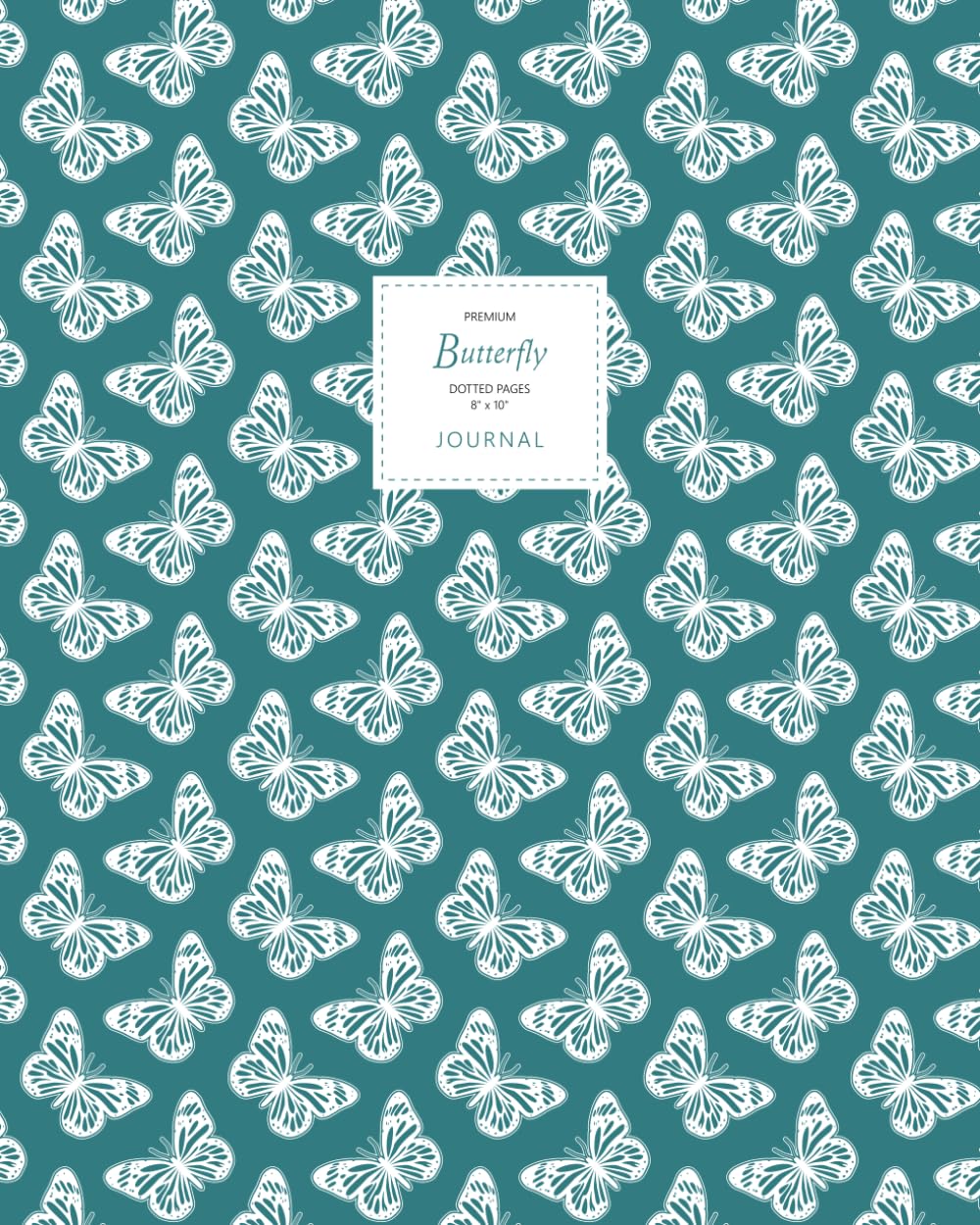 ler totalmente Butterfly Journal - Dotted Pages - 8x10 - Large: (Sea Green Edition) Journal 192 dot grid pages (8x10 inches / 20.3x25.4 cm/Large)