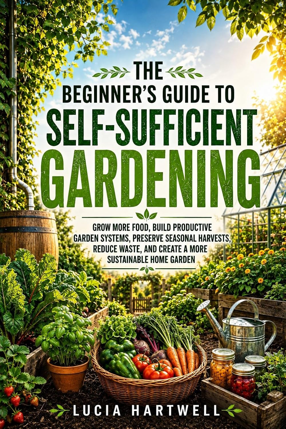 ler totalmente The Beginner's Guide to Self-Sufficient Gardening: Grow More Food, Build Productive Garden Systems, Preserve Seasonal Harvests, Reduce Waste, and Create... Home Garden Series Book 3) (English Edition)