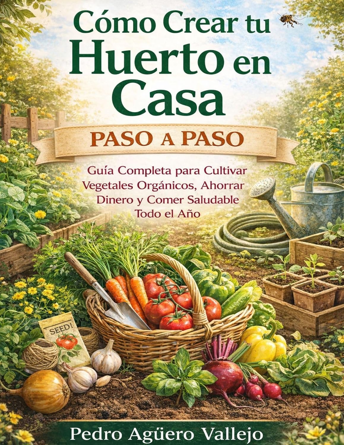 ler totalmente CÓMO CREAR TU HUERTO EN CASA PASO A PASO: Guía Completa para Cultivar Vegetales Orgánicos, Ahorrar Dinero y Comer Saludable Todo el Año Sembrar Verduras en Macetas (Spanish Edition)