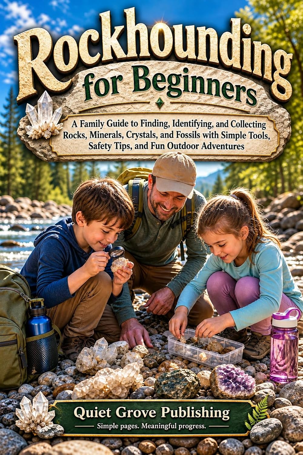 capítulo por capítulo baixar Rockhounding for Beginners: A Family Guide to Finding, Identifying, and Collecting Rocks, Minerals, Crystals, and Fossils with Simple Tools, Safety Tips,... Hidden Treasure Guides) (English Edition)