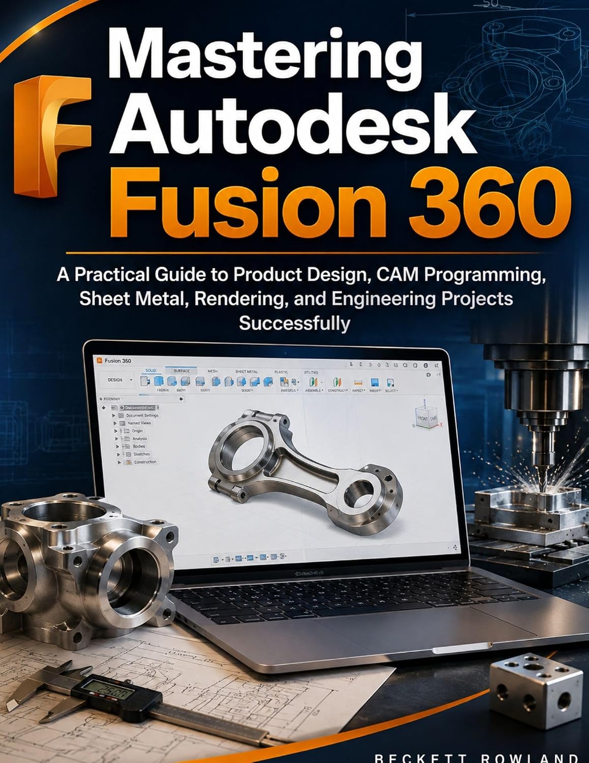 Mastering Autodesk Fusion 360: A Practical Guide to Product Design, CAM Programming, Sheet Metal, Rendering, and Engineering Projects Successfully (English Edition) baixar o livro de graça