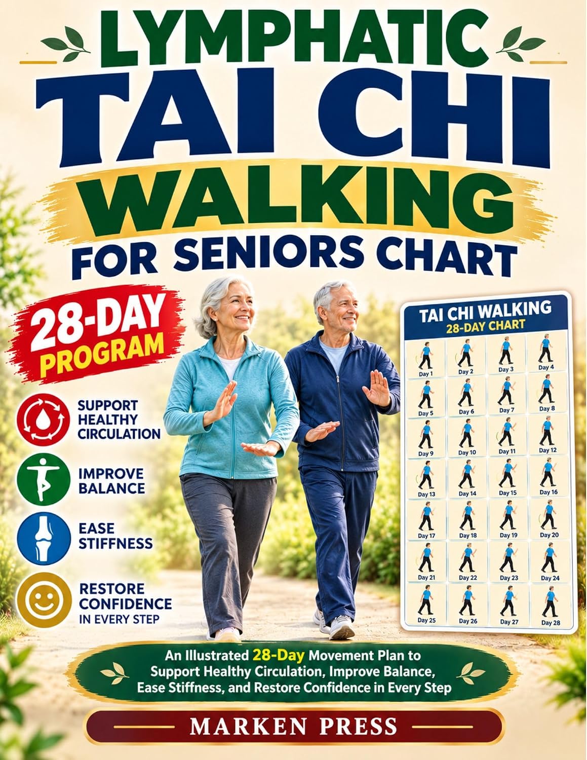 ler totalmente Lymphatic Tai Chi Walking for Seniors Chart: An Illustrated 28-Day Movement Plan to Support Healthy Circulation, Improve Balance, Ease Stiffness, and Restore Confidence in Every Step (English Edition)