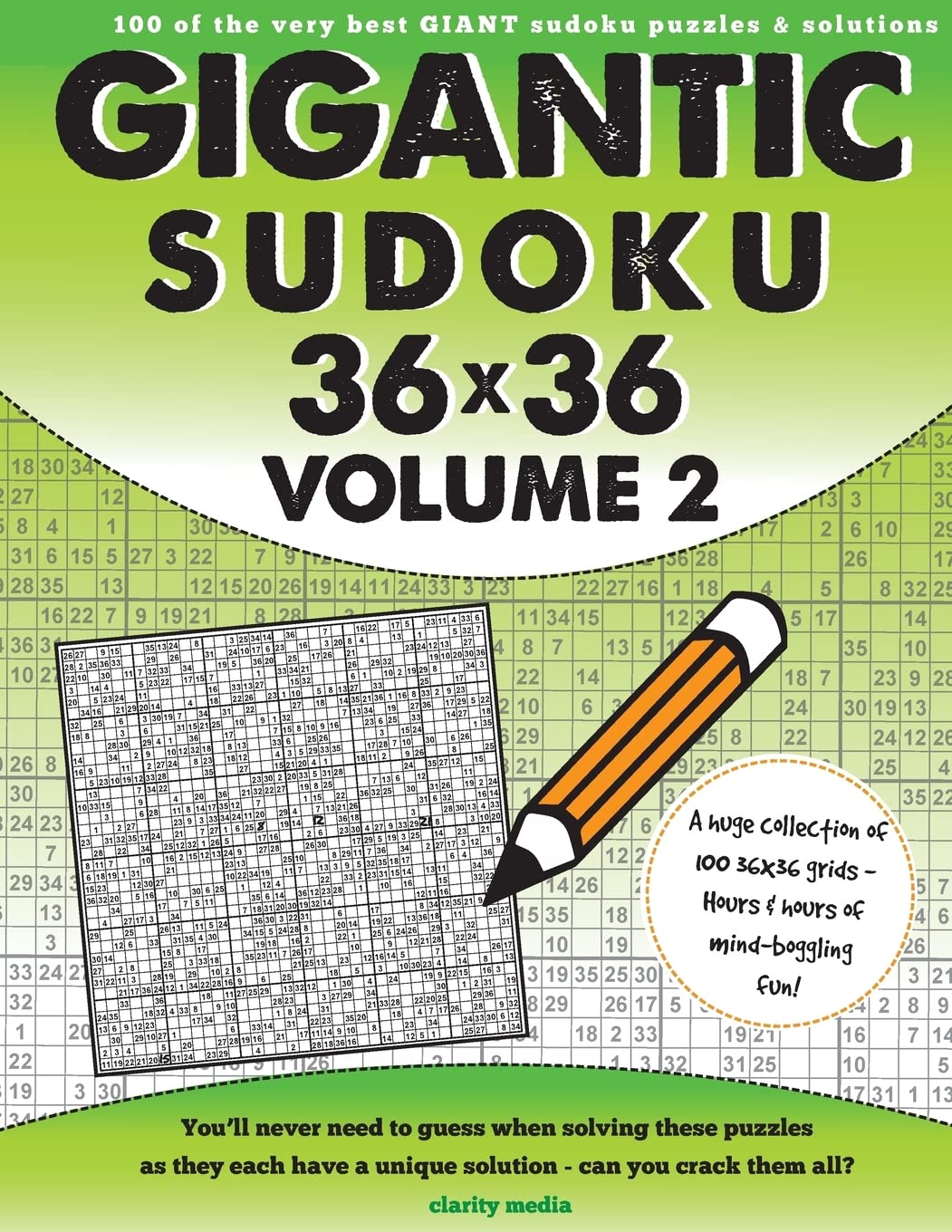 Gigantic Sudoku 36x36 Volume 2: 100 of the very best giant sudoku puzzles baixar livro de graça