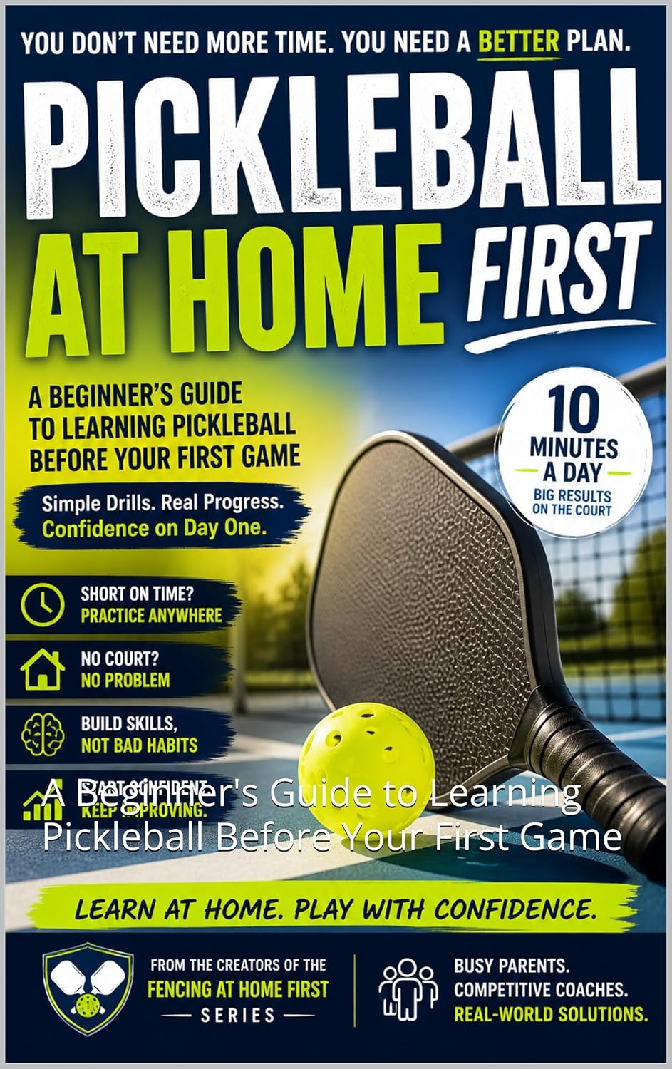 ler totalmente Pickleball at Home: First: A Beginner's Guide to Learning Pickleball Before Your First Game (Learn at Home Book 1) (English Edition)