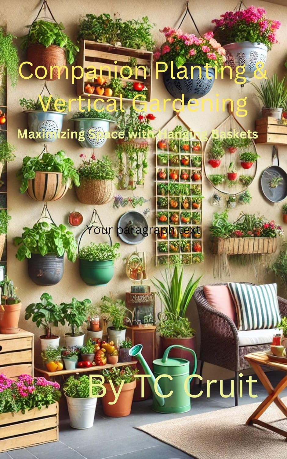 ler totalmente Companion Planting & Vertical Gardening: Maximizing Space with Hanging Baskets (English Edition)