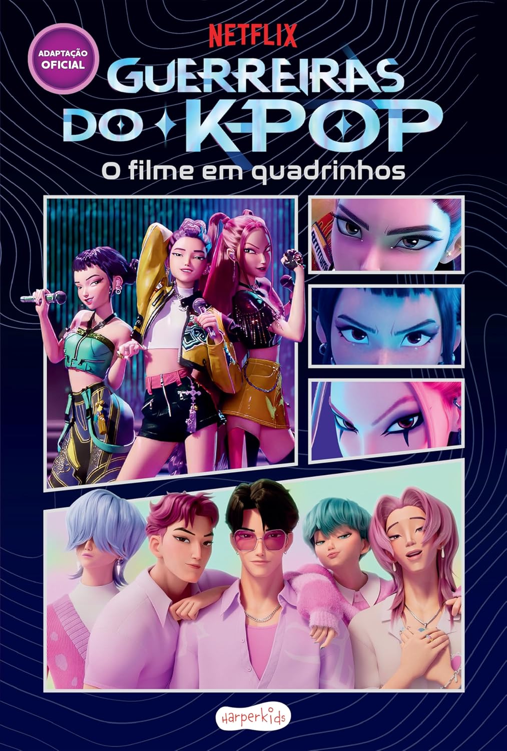 ler totalmente Guerreiras do K-pop: O filme em quadrinhos – A adaptação oficial em HQ do sucesso da Netflix