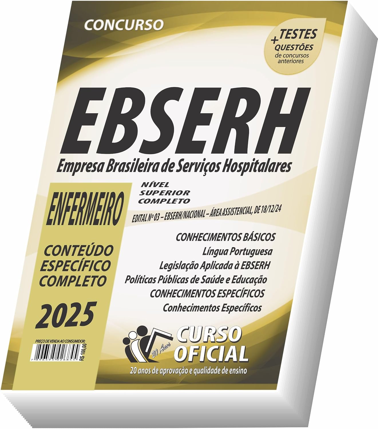 Apostila Ebserh - Enfermeiro: 01 baixar o livro de graça