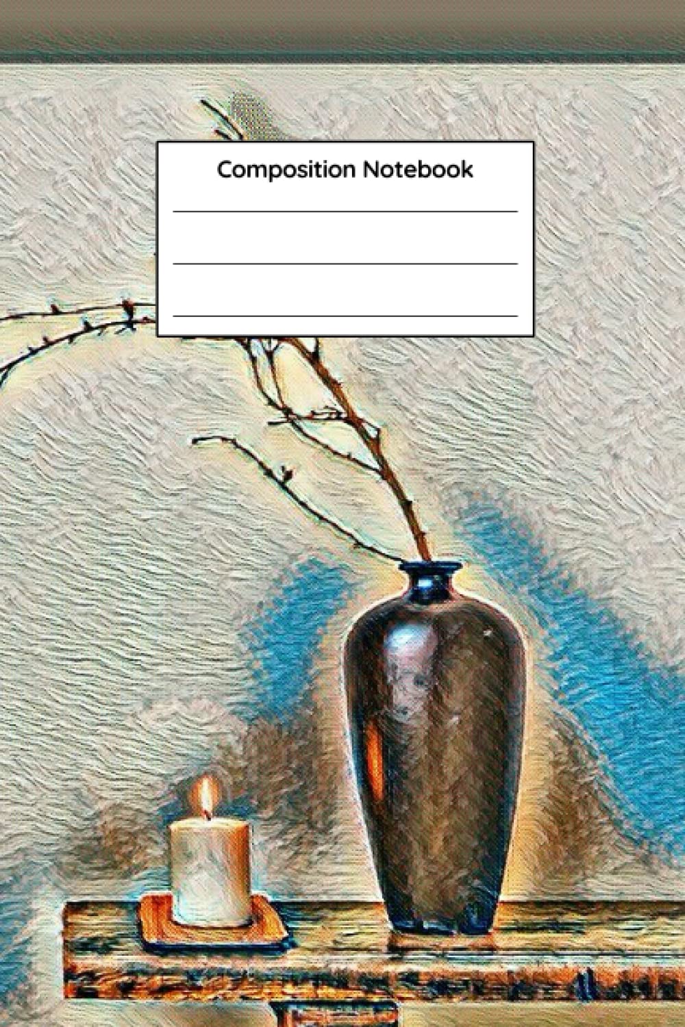 ler totalmente Composition Notebook: Blank-lined College Ruled Composition Notebook, Journal, Diary with Abstract Paint Design Cover. Size: 6 x 9, 120 pages Paperback