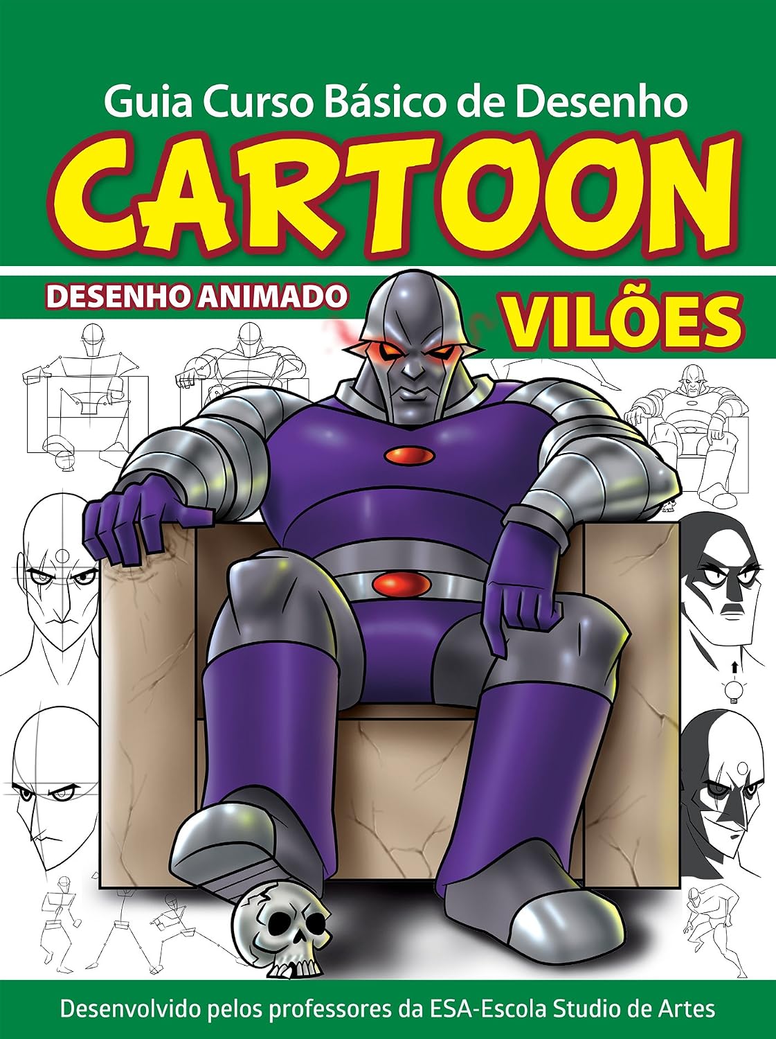 Guia Curso Básico de Desenho Cartoon - Vilões Ed.01 baixar o livro de graça